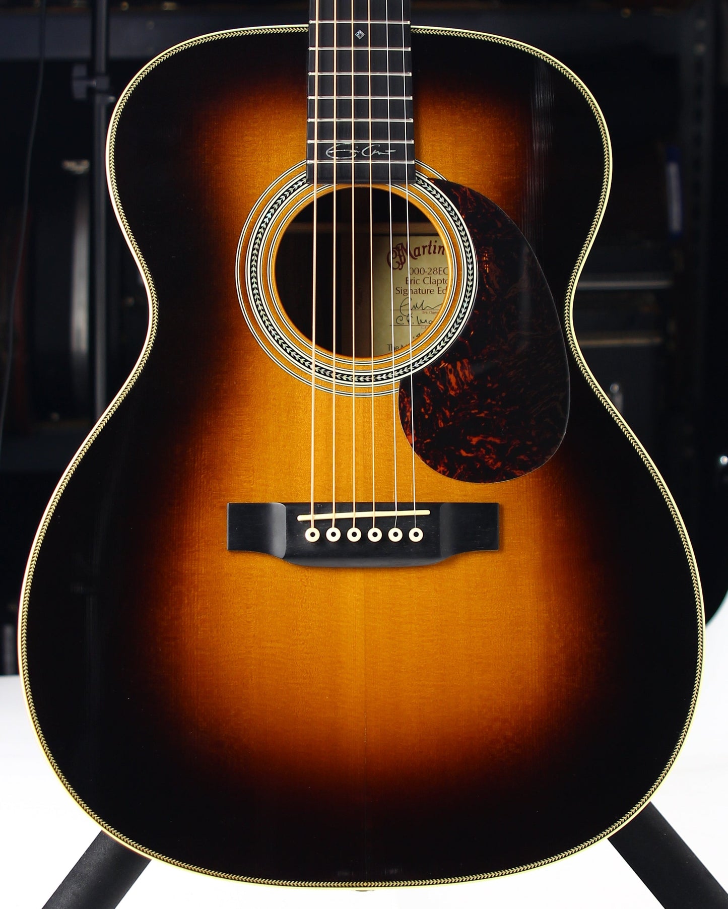 2003 Martin 000-28ECB Brazilian Rosewood Eric Clapton - Sunburst Limited Edition - Signed Label!