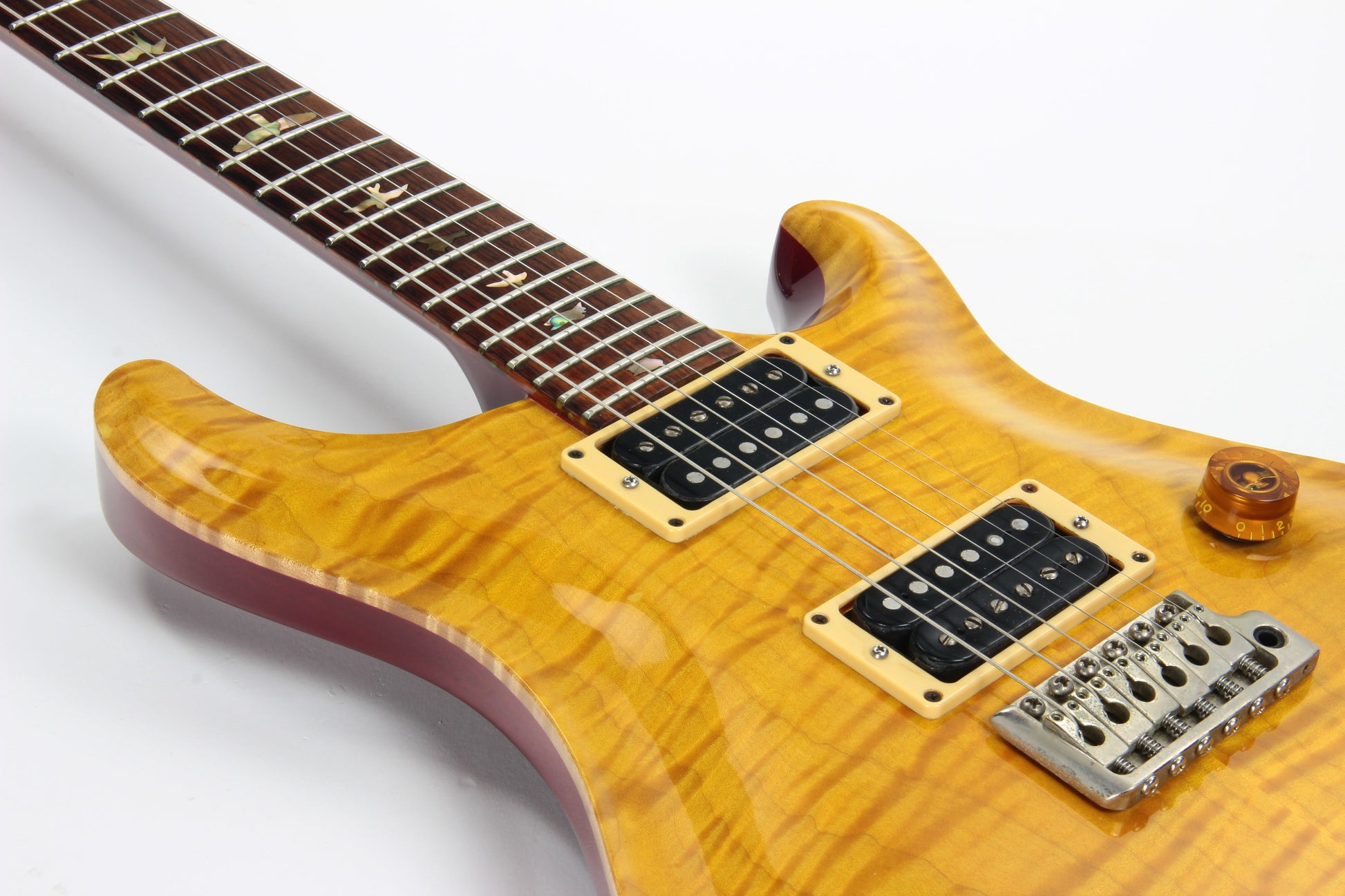1989 PRS Custom 24 KILLER 10-Top BRAZILIAN ROSEWOOD Paul Reed Smith - Vintage Yellow 1980's