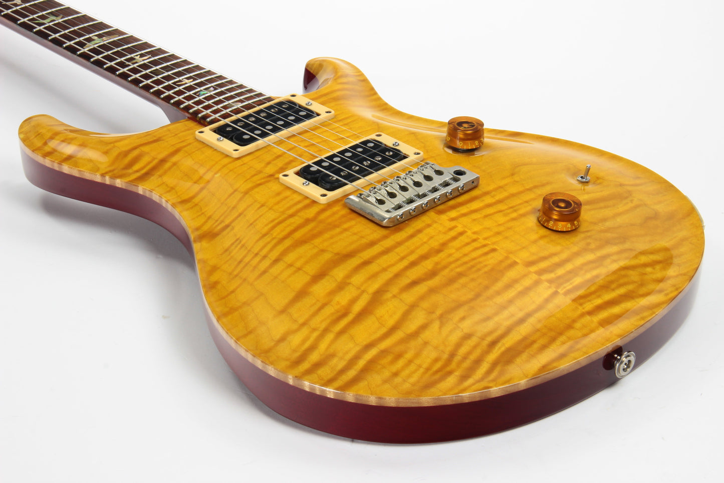 1989 PRS Custom 24 KILLER 10-Top BRAZILIAN ROSEWOOD Paul Reed Smith - Vintage Yellow 1980's