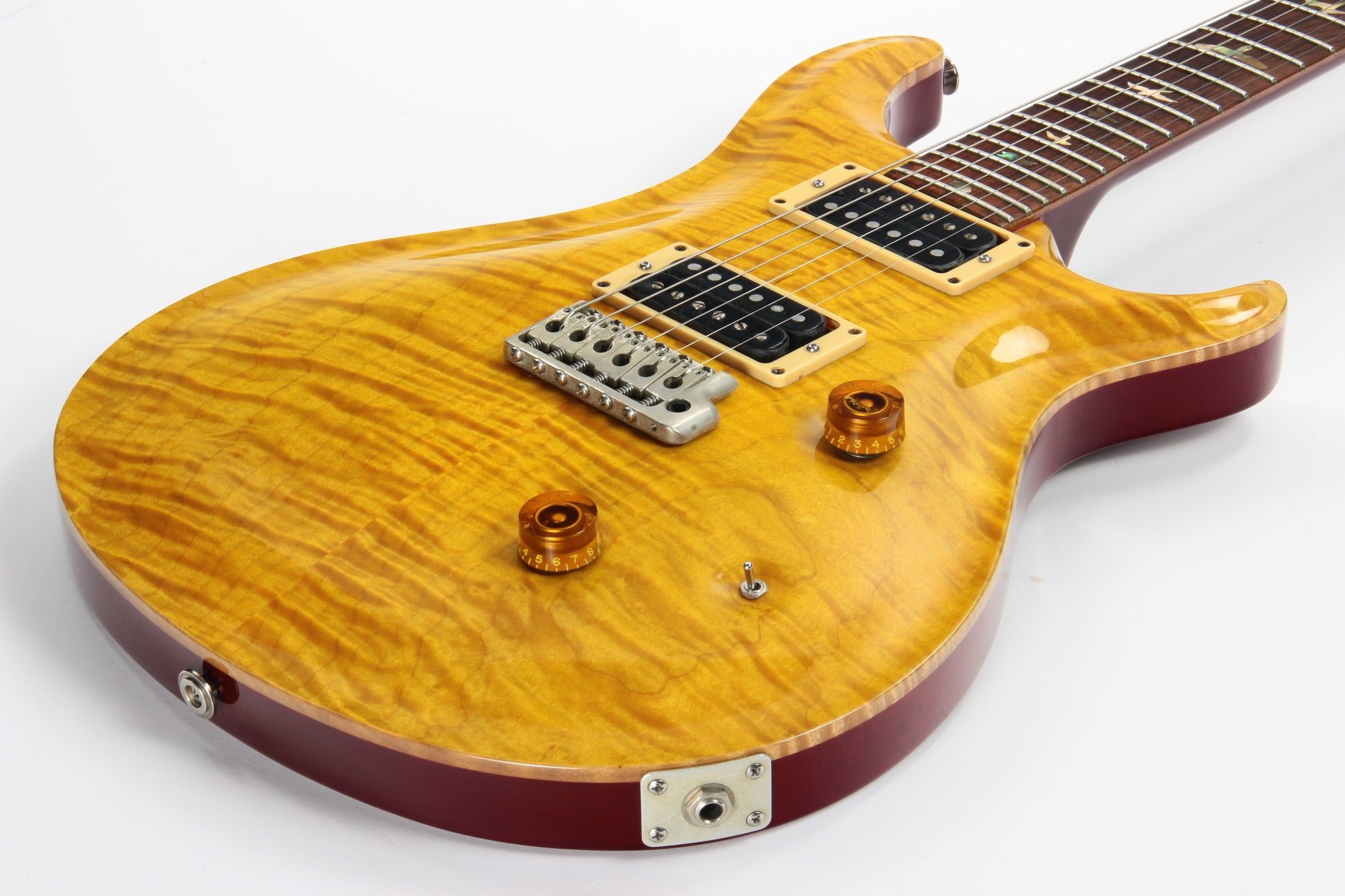 1989 PRS Custom 24 KILLER 10-Top BRAZILIAN ROSEWOOD Paul Reed Smith - Vintage Yellow 1980's