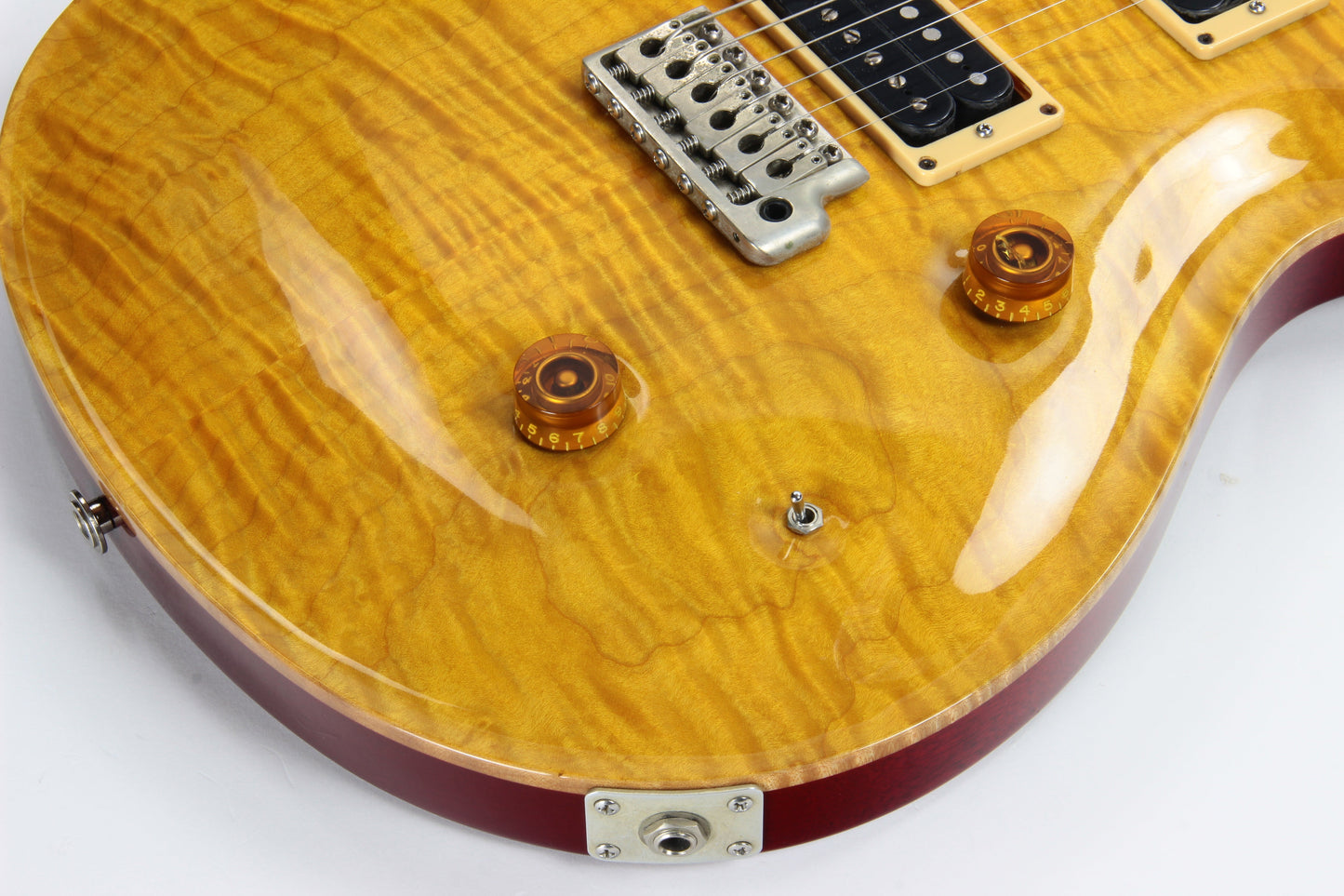 1989 PRS Custom 24 KILLER 10-Top BRAZILIAN ROSEWOOD Paul Reed Smith - Vintage Yellow 1980's