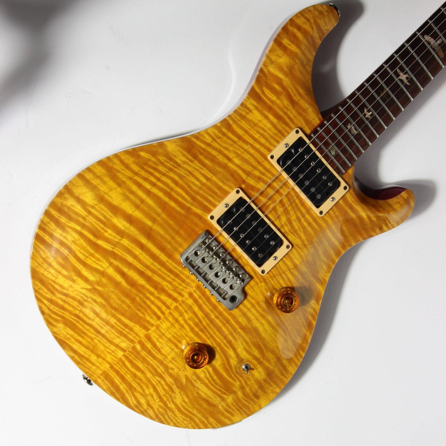 1989 PRS Custom 24 KILLER 10-Top BRAZILIAN ROSEWOOD Paul Reed Smith - Vintage Yellow 1980's