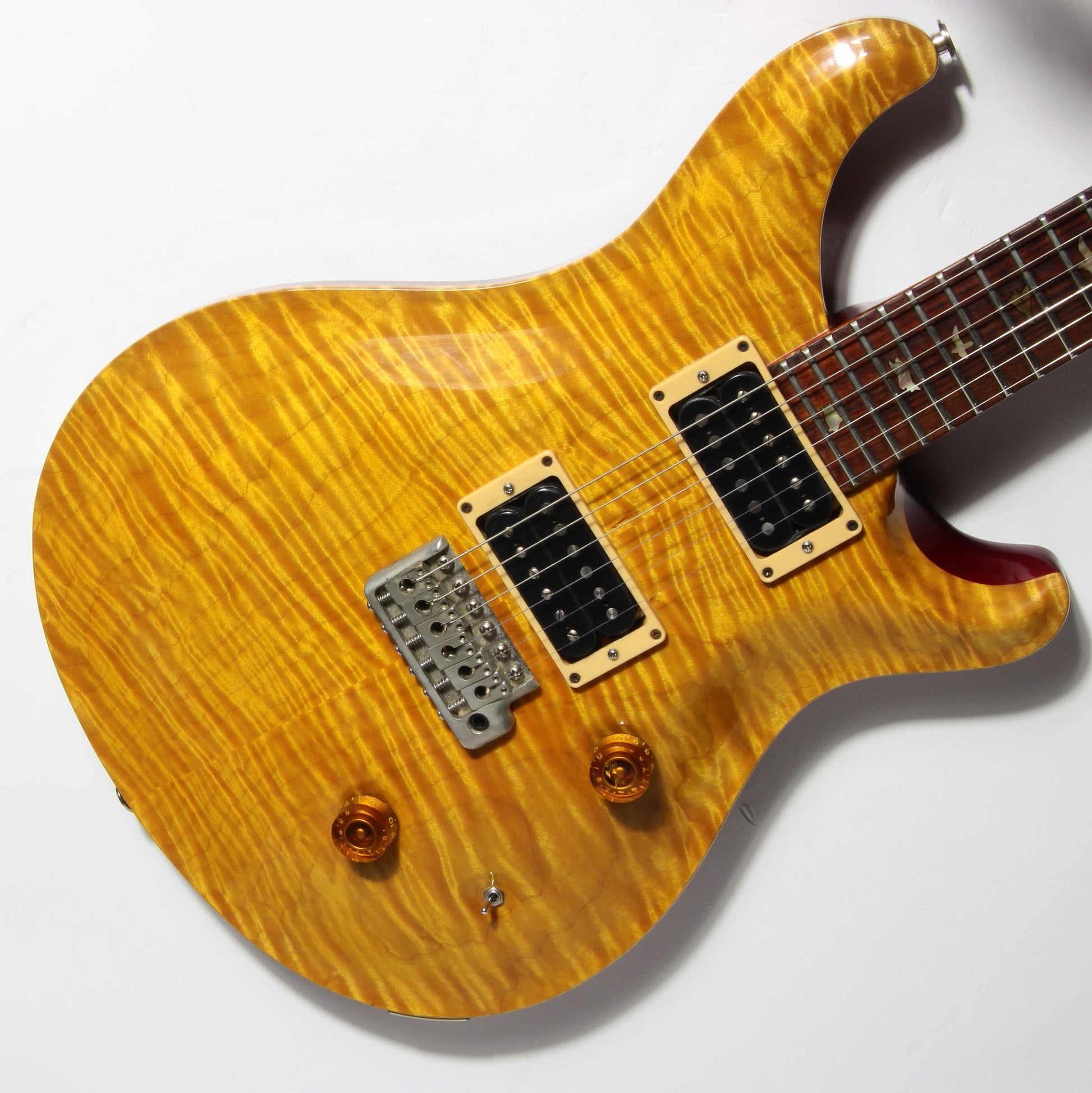 1989 PRS Custom 24 KILLER 10-Top BRAZILIAN ROSEWOOD Paul Reed Smith - Vintage Yellow 1980's