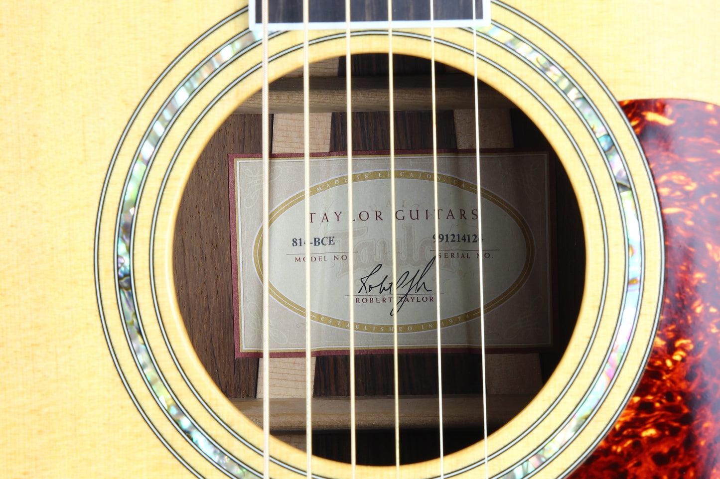UNPLAYED! 1999 Taylor 25th Anniversary 814-BCE Brazilian Rosewood - 814ce Grand Auditorium GA