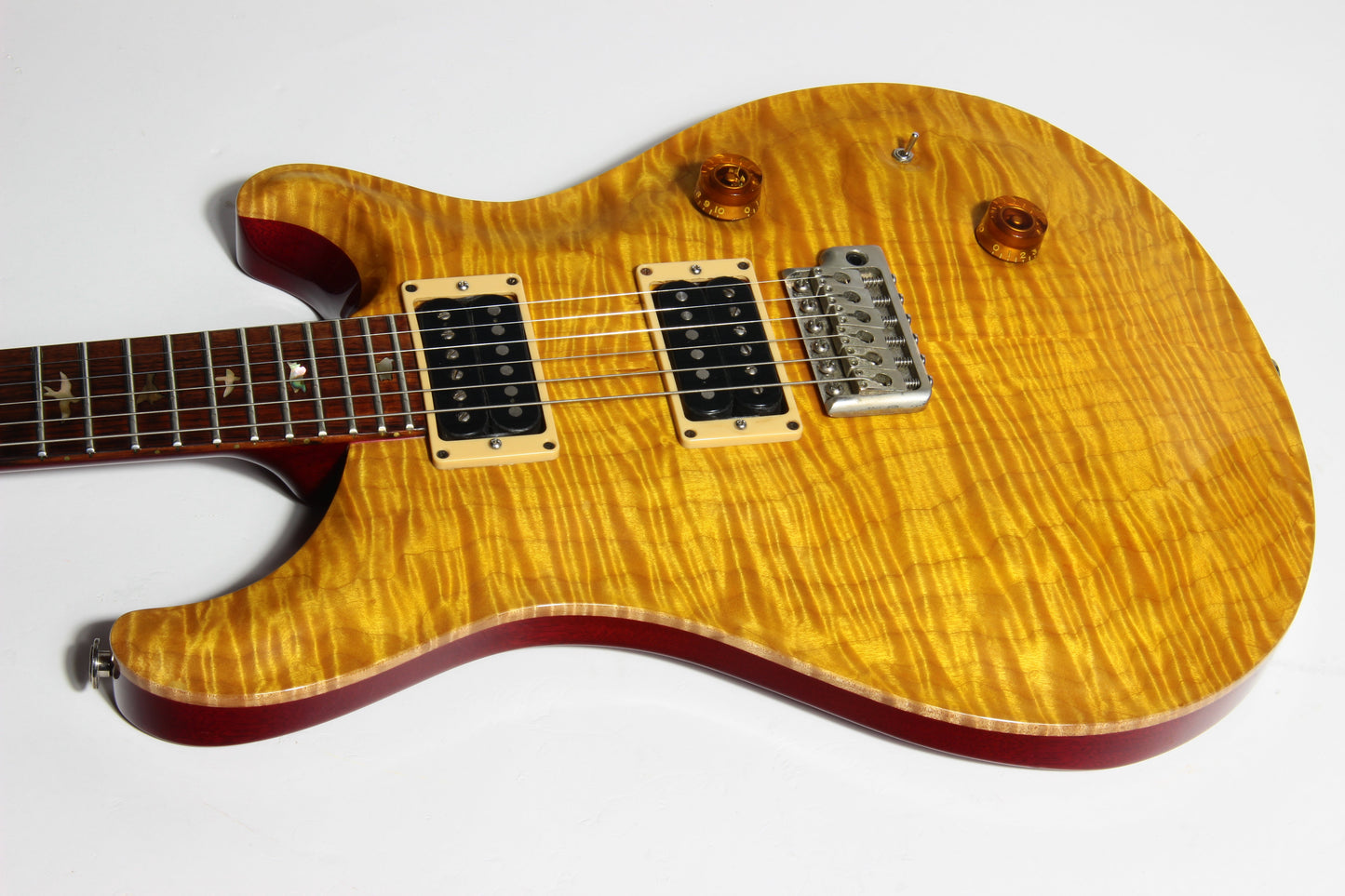 1989 PRS Custom 24 KILLER 10-Top BRAZILIAN ROSEWOOD Paul Reed Smith - Vintage Yellow 1980's