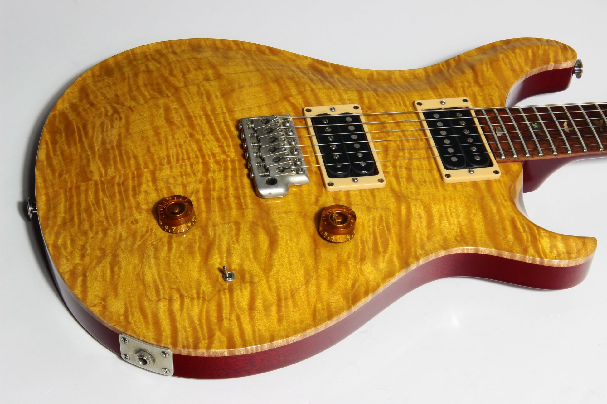 1989 PRS Custom 24 KILLER 10-Top BRAZILIAN ROSEWOOD Paul Reed Smith - Vintage Yellow 1980's