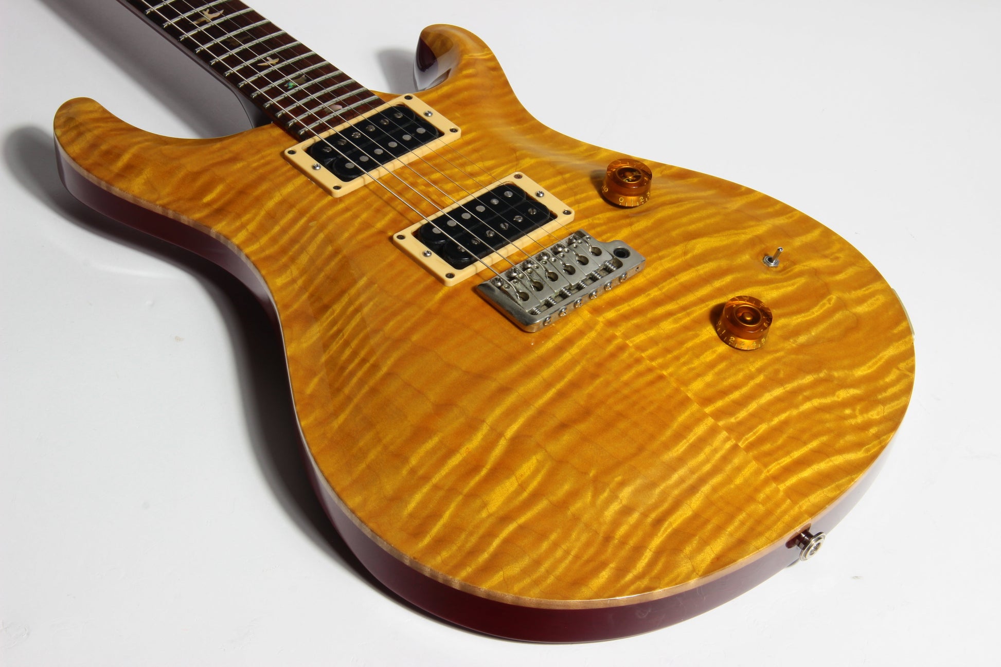 1989 PRS Custom 24 KILLER 10-Top BRAZILIAN ROSEWOOD Paul Reed Smith - Vintage Yellow 1980's