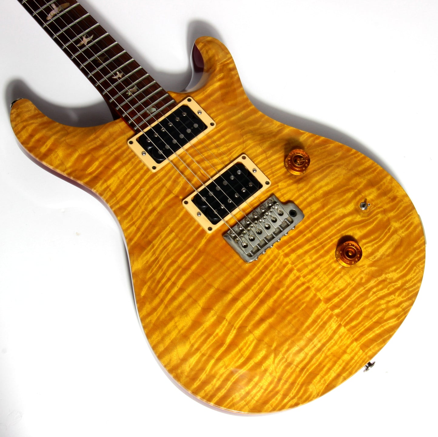 1989 PRS Custom 24 KILLER 10-Top BRAZILIAN ROSEWOOD Paul Reed Smith - Vintage Yellow 1980's