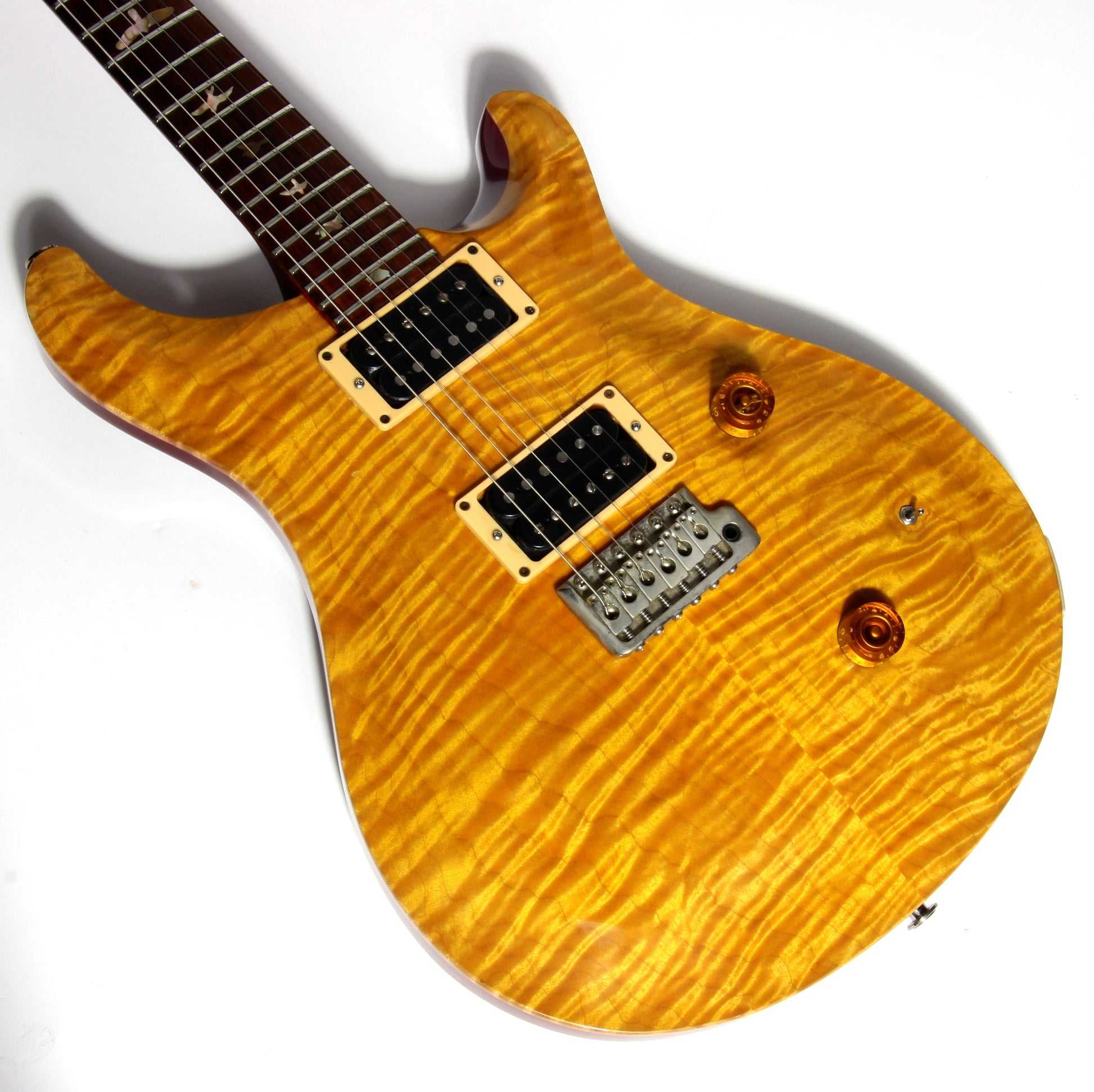 1989 PRS Custom 24 KILLER 10-Top BRAZILIAN ROSEWOOD Paul Reed Smith - Vintage Yellow 1980's