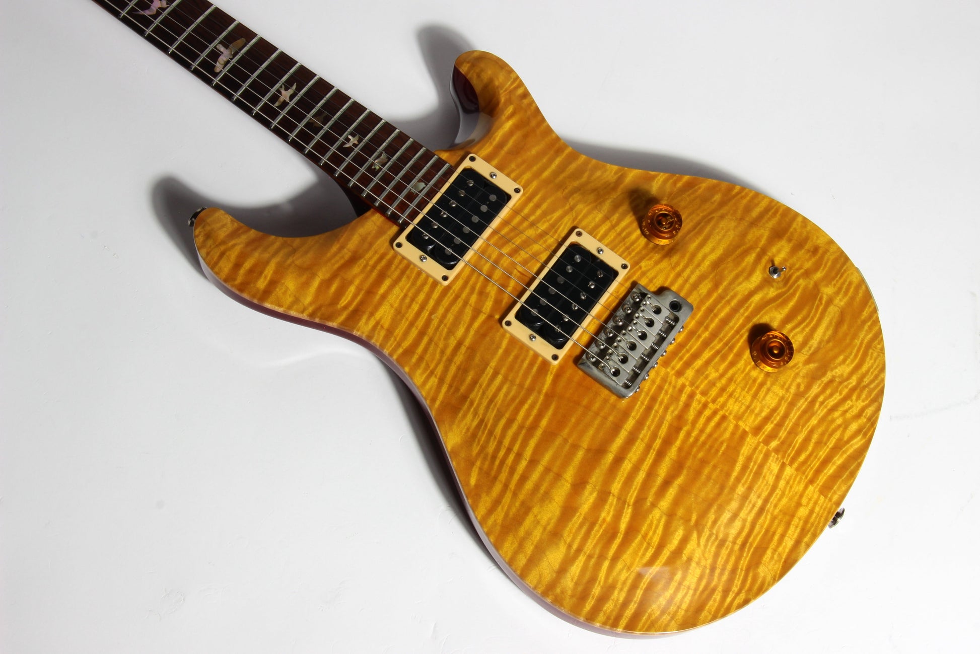 1989 PRS Custom 24 KILLER 10-Top BRAZILIAN ROSEWOOD Paul Reed Smith - Vintage Yellow 1980's