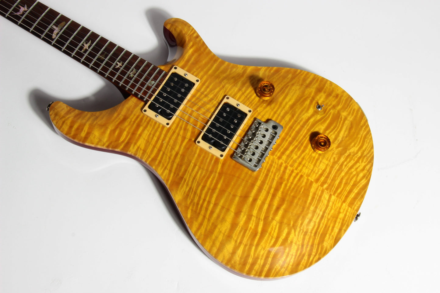1989 PRS Custom 24 KILLER 10-Top BRAZILIAN ROSEWOOD Paul Reed Smith - Vintage Yellow 1980's