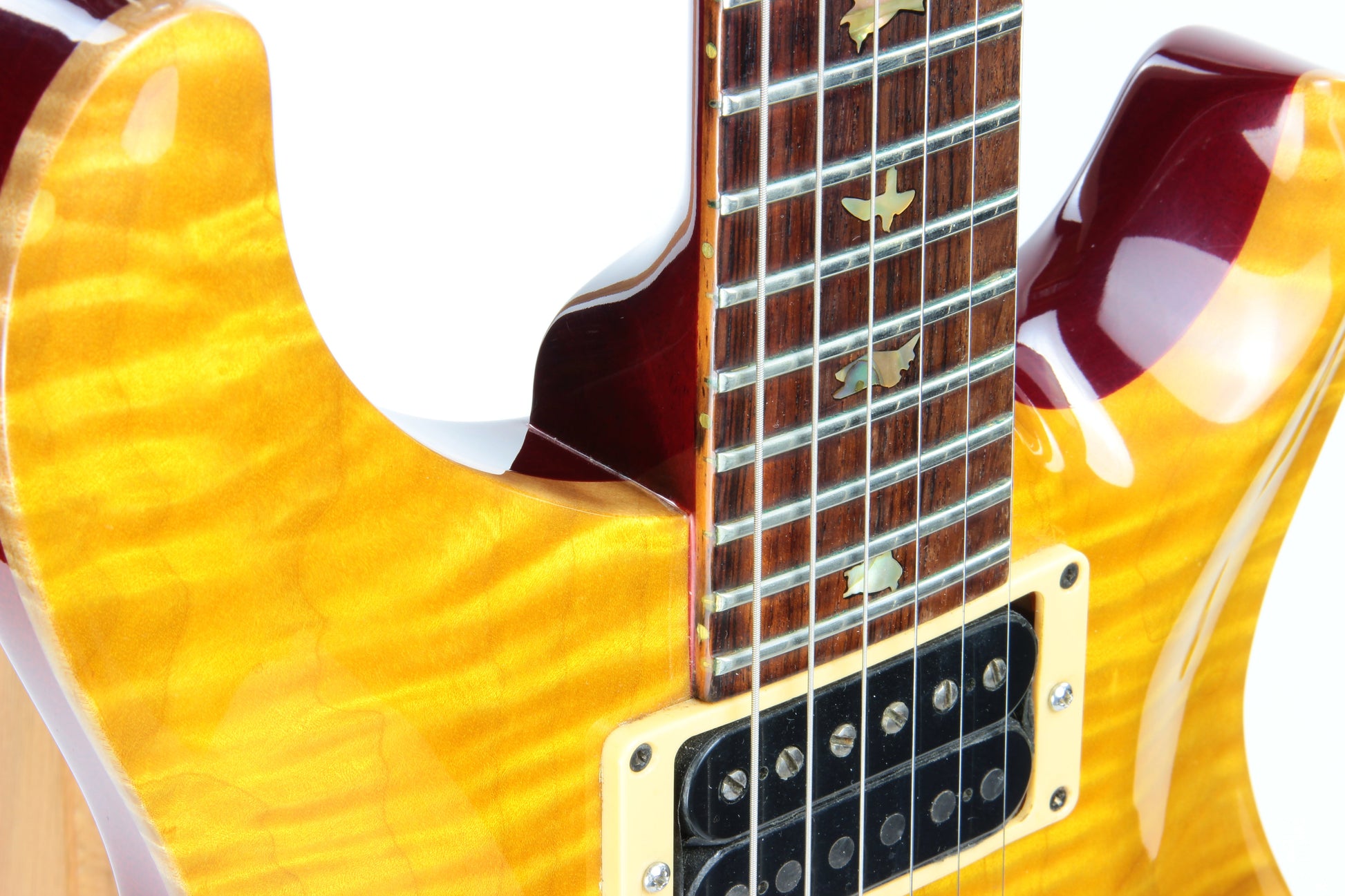 1989 PRS Custom 24 KILLER 10-Top BRAZILIAN ROSEWOOD Paul Reed Smith - Vintage Yellow 1980's