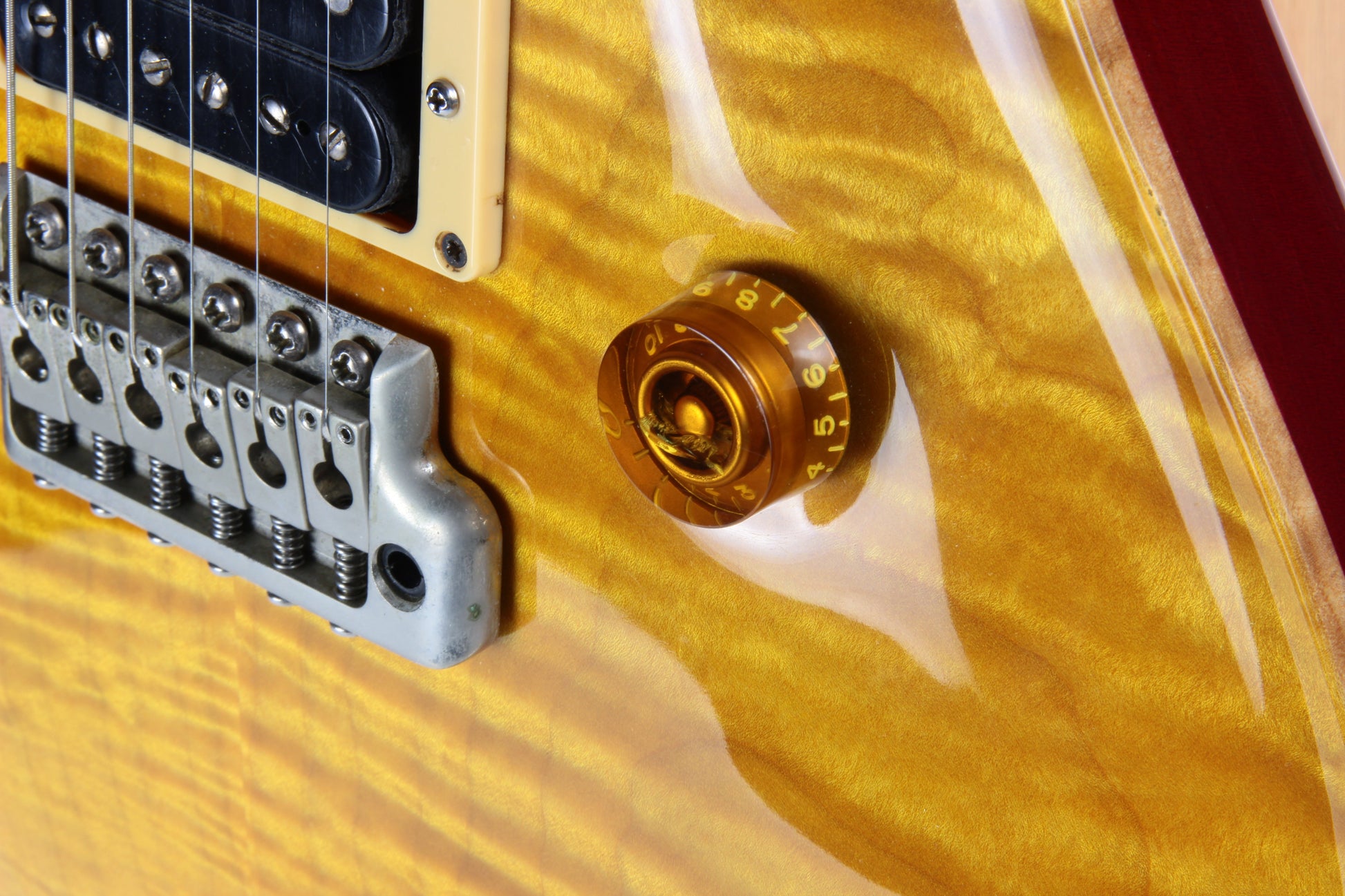 1989 PRS Custom 24 KILLER 10-Top BRAZILIAN ROSEWOOD Paul Reed Smith - Vintage Yellow 1980's