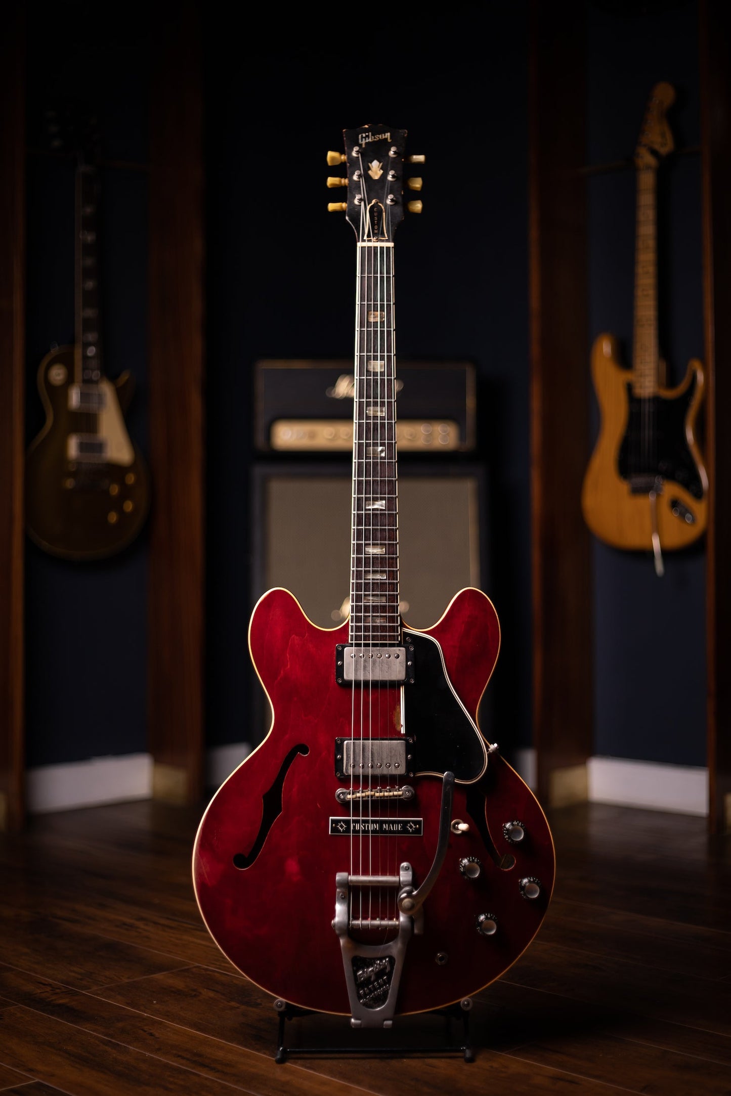 1964 Gibson ES-335TD with Bigsby Electric Guitar - Cherry