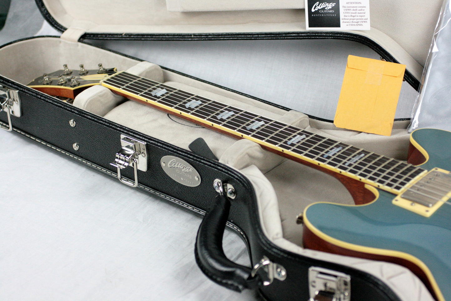 2019 Collings I-35 Deluxe Pelham Blue Aged 60's Neck/Throbak SLE101/Custom Inlays!