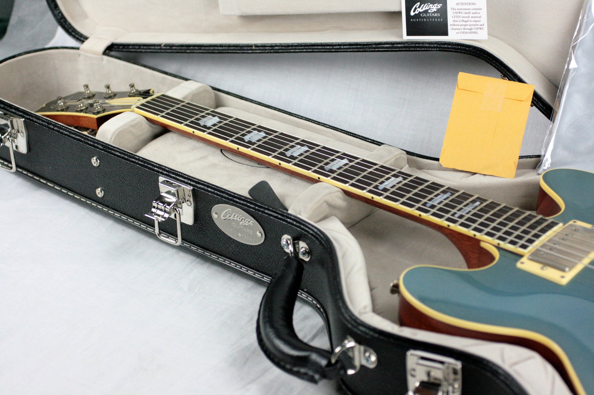 2019 Collings I-35 Deluxe Pelham Blue Aged 60's Neck/Throbak SLE101/Custom Inlays!