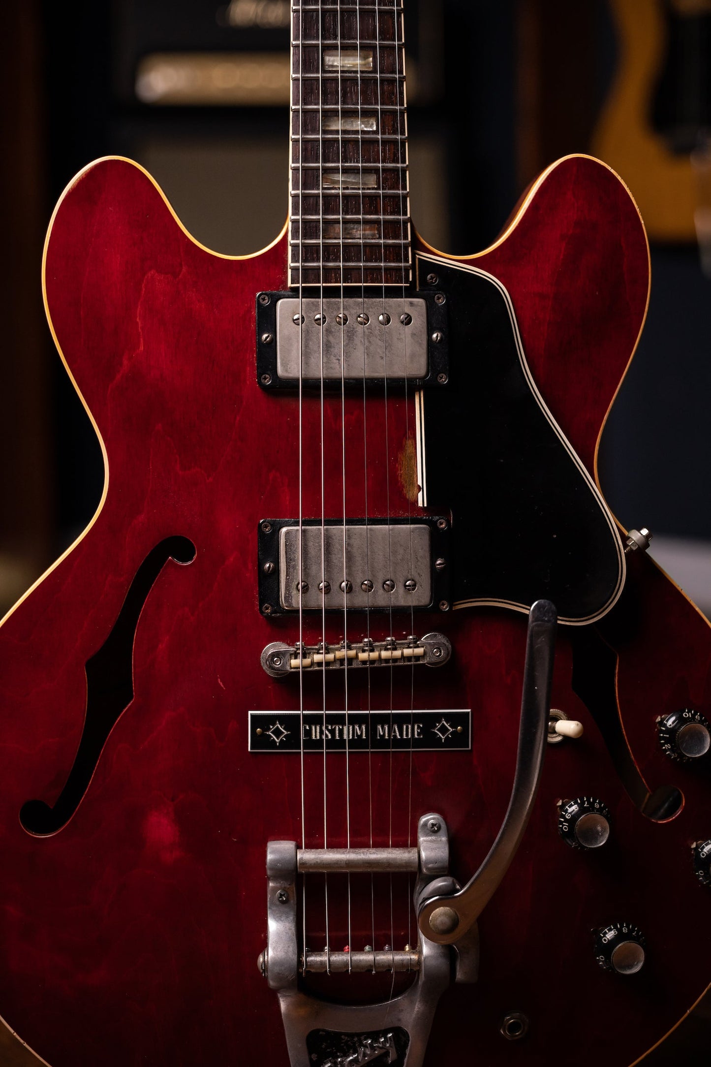 1964 Gibson ES-335TD with Bigsby Electric Guitar - Cherry