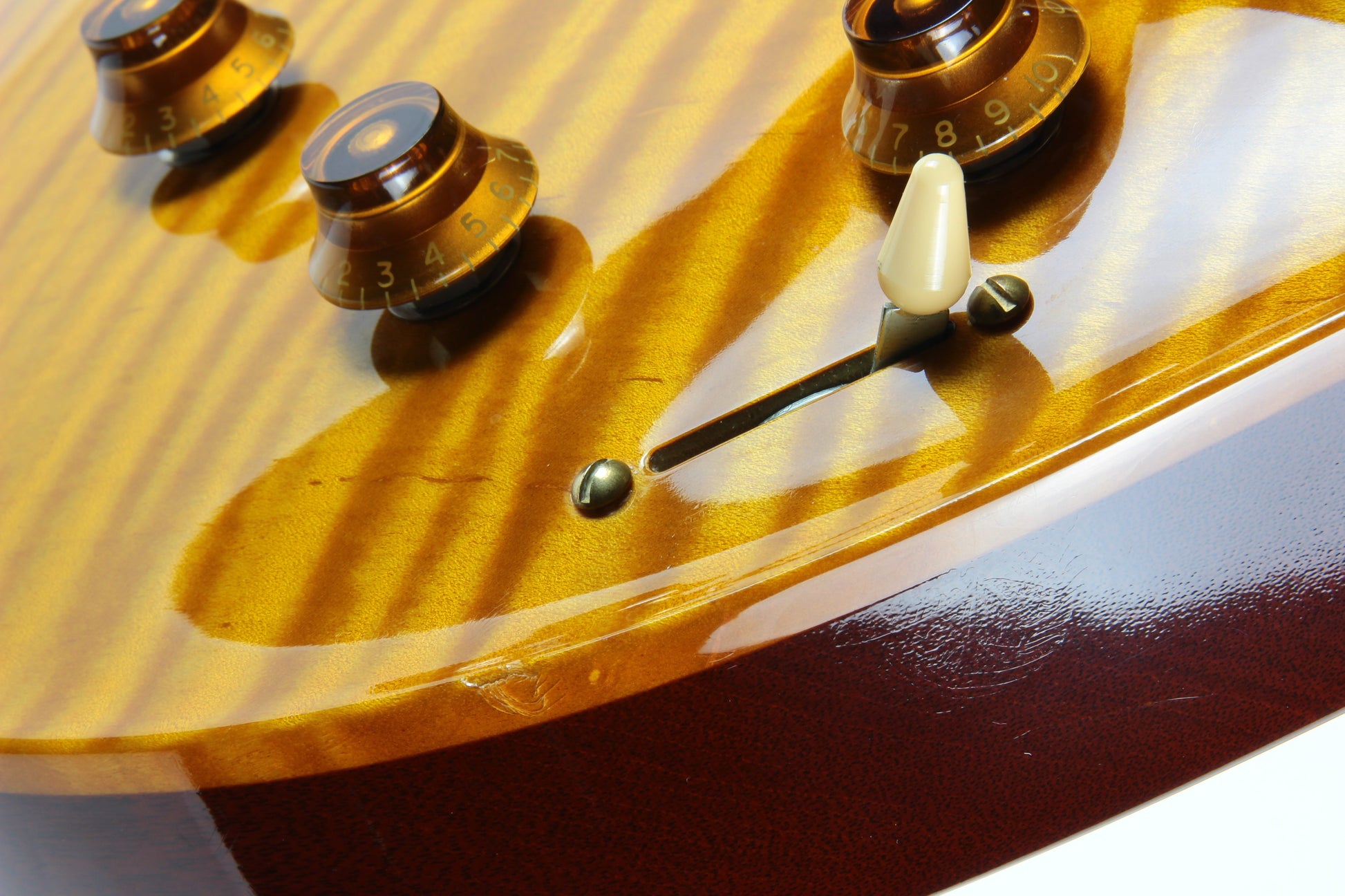 2009 PRS Howard Leese Private Stock Golden Eagle Paul Reed Smith - Brazilian Rosewood, Santana Headstock, Vintage Yellow