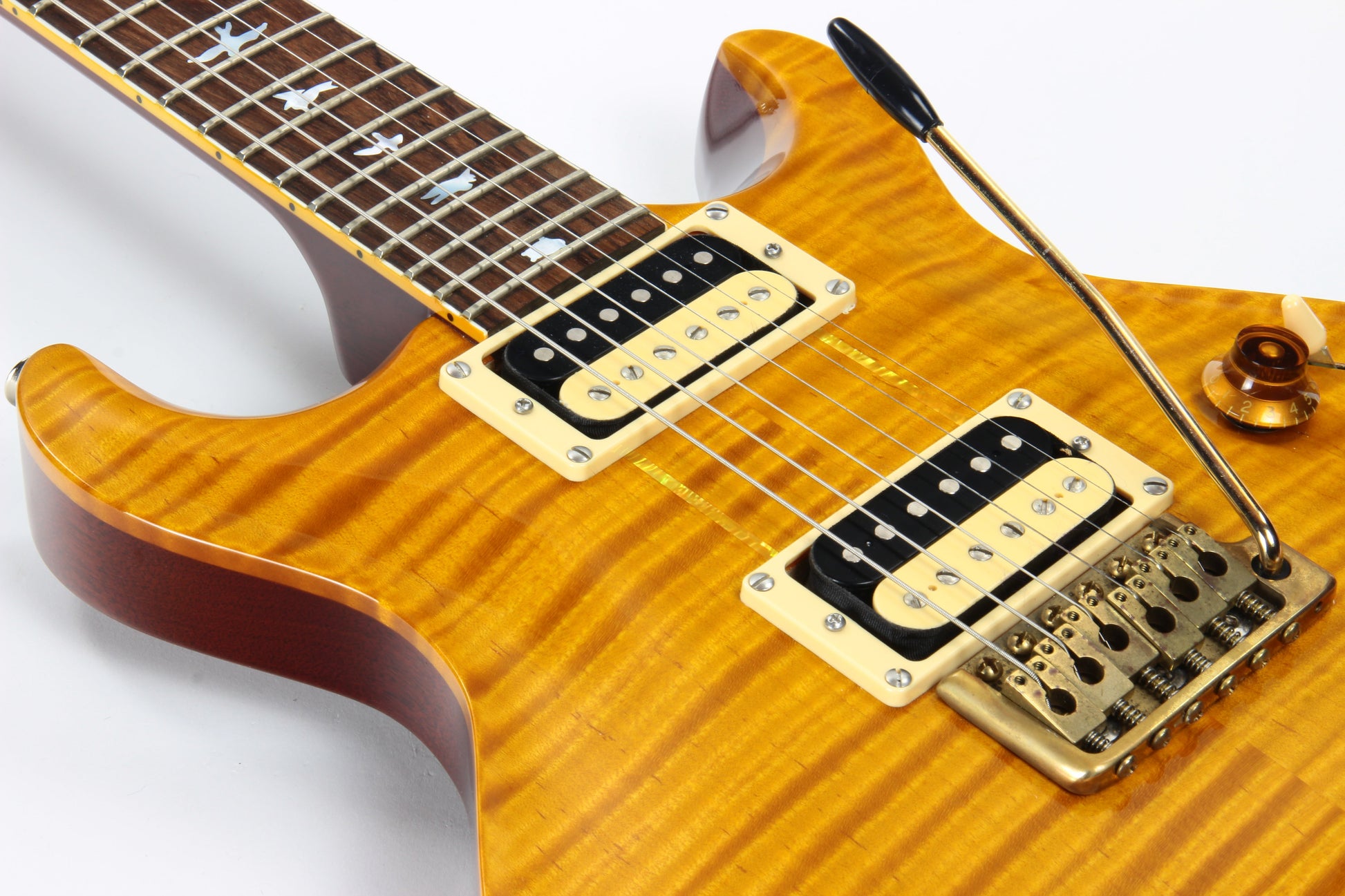 2009 PRS Howard Leese Private Stock Golden Eagle Paul Reed Smith - Brazilian Rosewood, Santana Headstock, Vintage Yellow