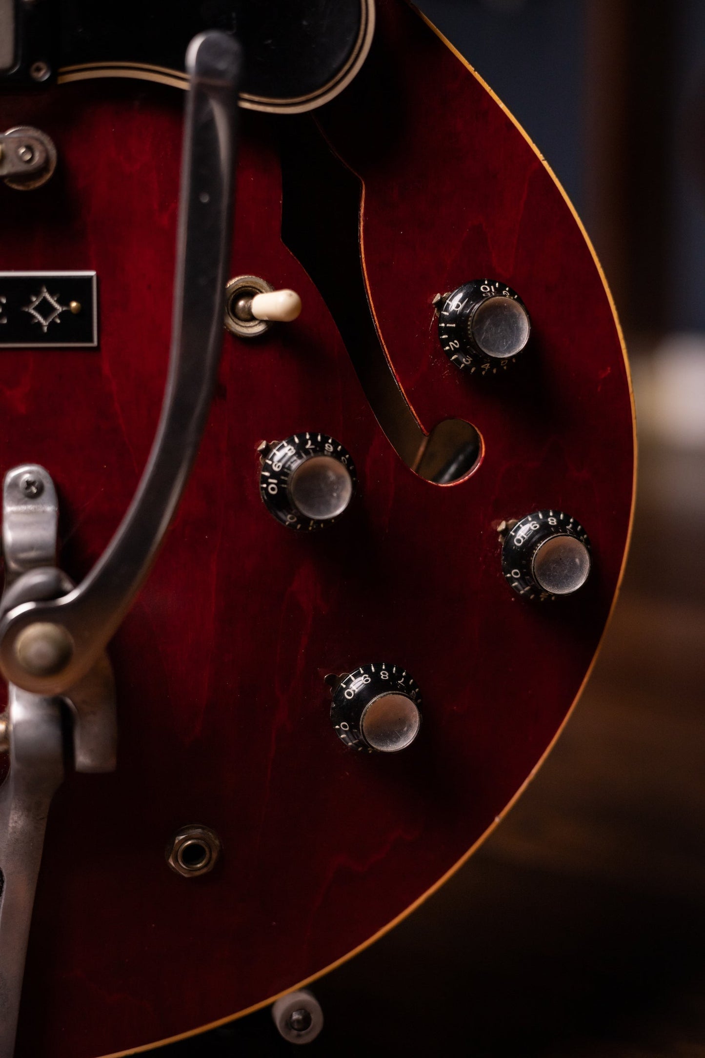 1964 Gibson ES-335TD with Bigsby Electric Guitar - Cherry