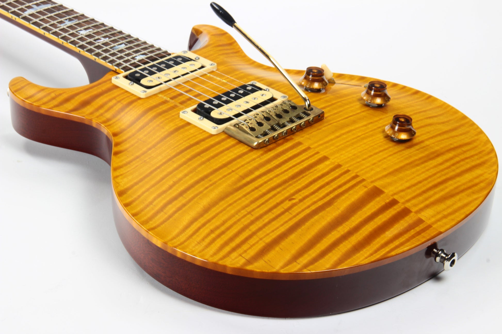2009 PRS Howard Leese Private Stock Golden Eagle Paul Reed Smith - Brazilian Rosewood, Santana Headstock, Vintage Yellow