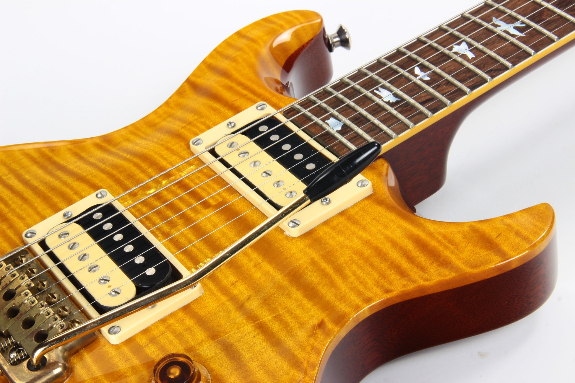 2009 PRS Howard Leese Private Stock Golden Eagle Paul Reed Smith - Brazilian Rosewood, Santana Headstock, Vintage Yellow