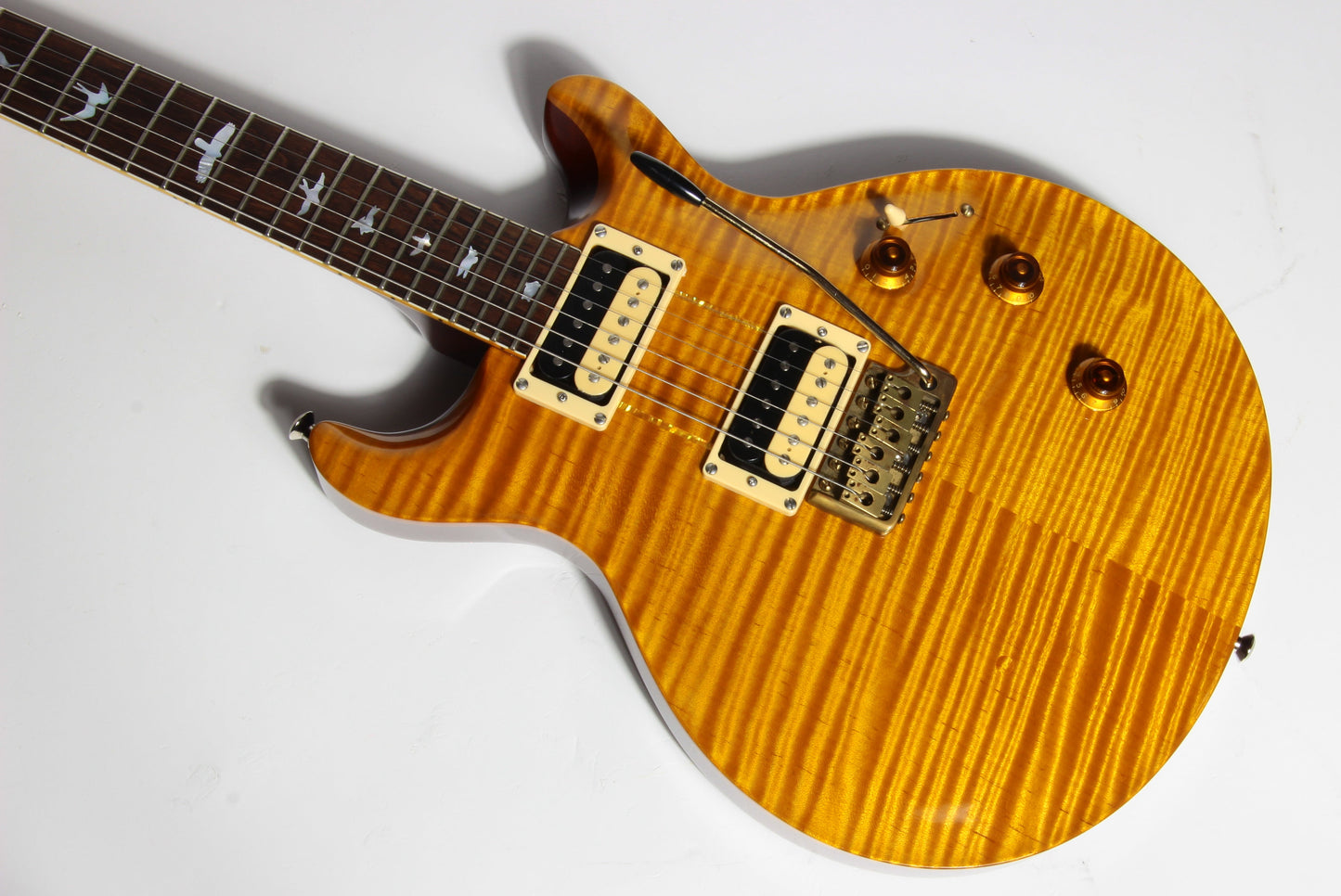 2009 PRS Howard Leese Private Stock Golden Eagle Paul Reed Smith - Brazilian Rosewood, Santana Headstock, Vintage Yellow