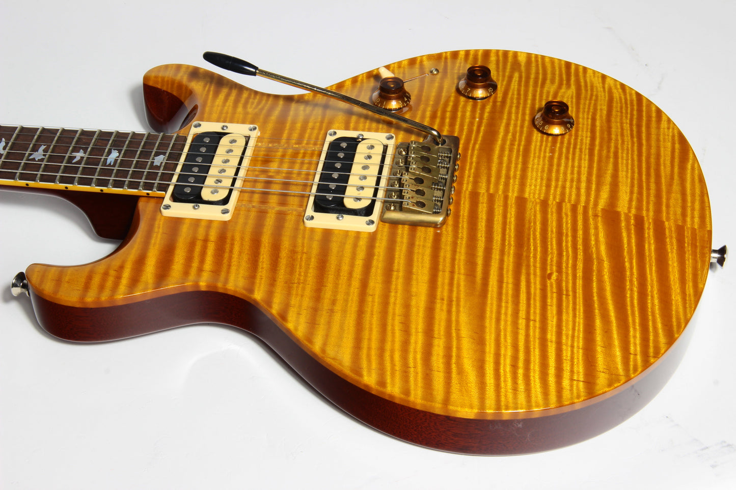2009 PRS Howard Leese Private Stock Golden Eagle Paul Reed Smith - Brazilian Rosewood, Santana Headstock, Vintage Yellow