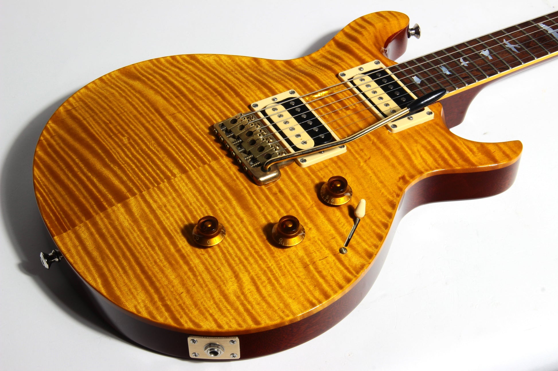 2009 PRS Howard Leese Private Stock Golden Eagle Paul Reed Smith - Brazilian Rosewood, Santana Headstock, Vintage Yellow