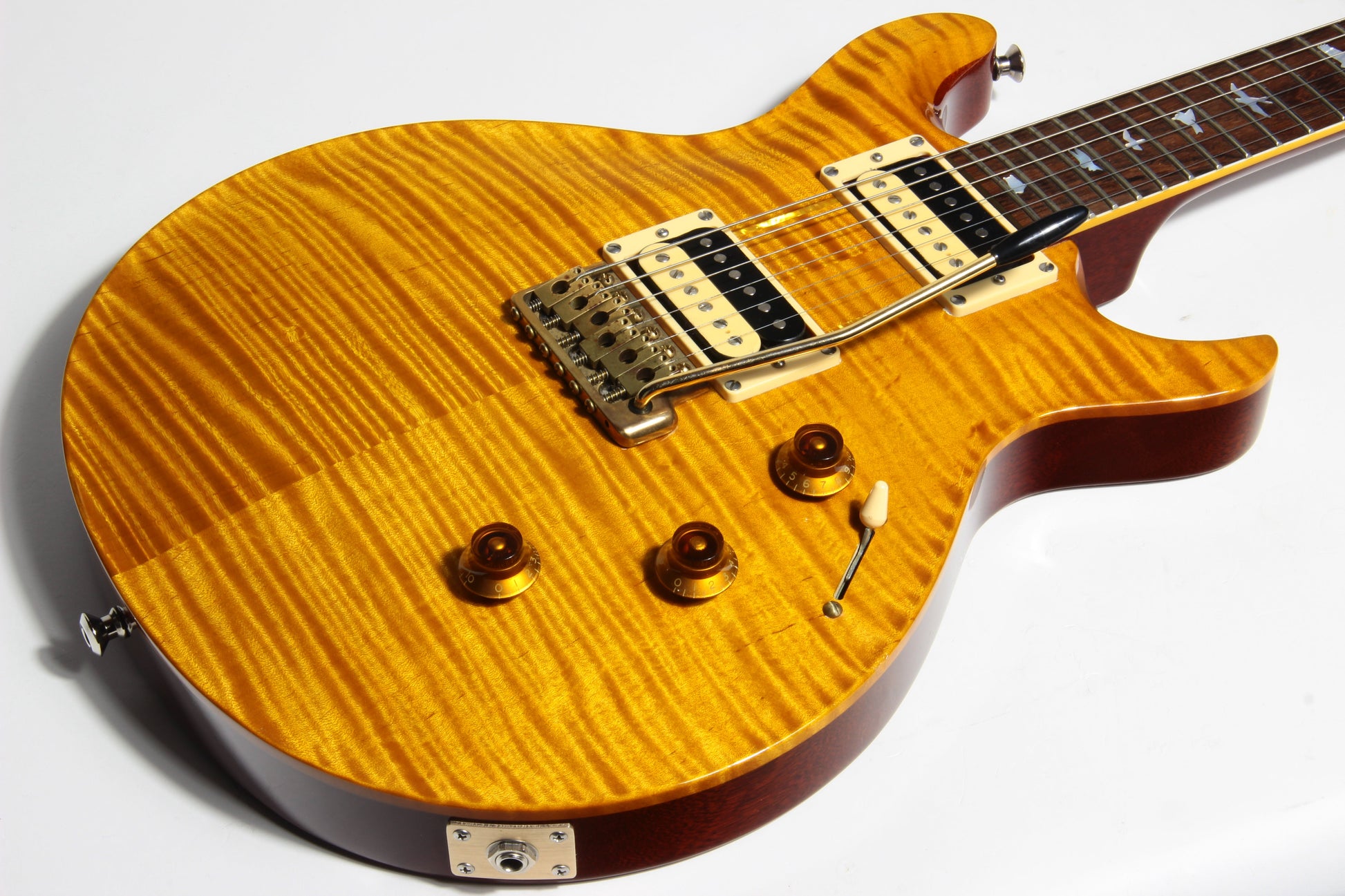 2009 PRS Howard Leese Private Stock Golden Eagle Paul Reed Smith - Brazilian Rosewood, Santana Headstock, Vintage Yellow