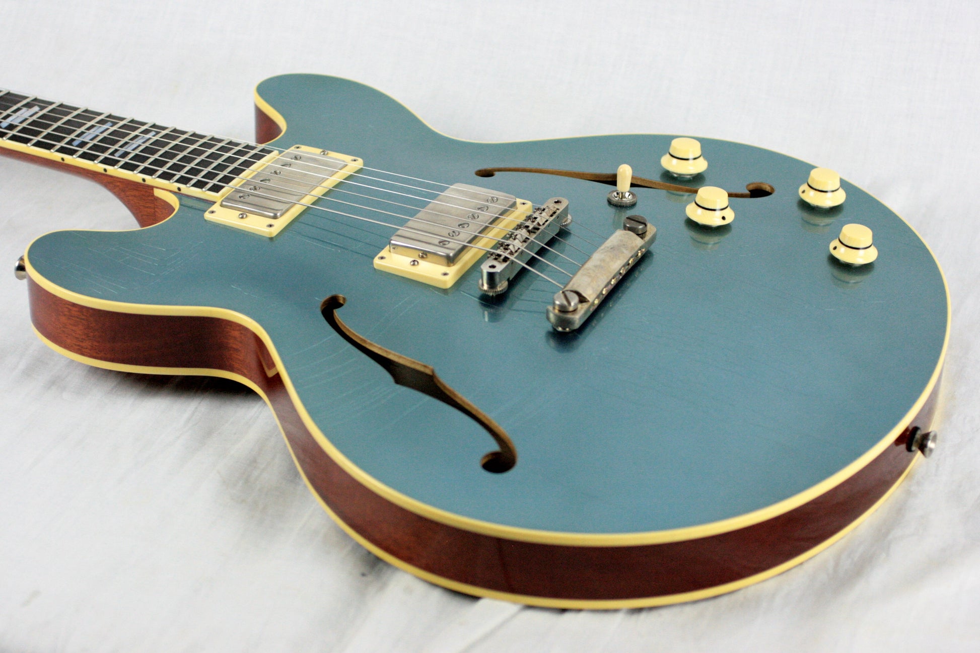 2019 Collings I-35 Deluxe Pelham Blue Aged 60's Neck/Throbak SLE101/Custom Inlays!