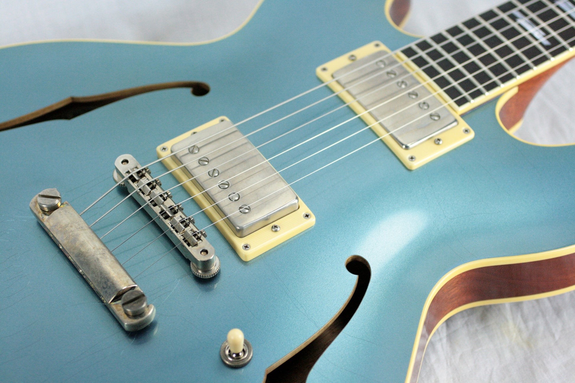 2019 Collings I-35 Deluxe Pelham Blue Aged 60's Neck/Throbak SLE101/Custom Inlays!