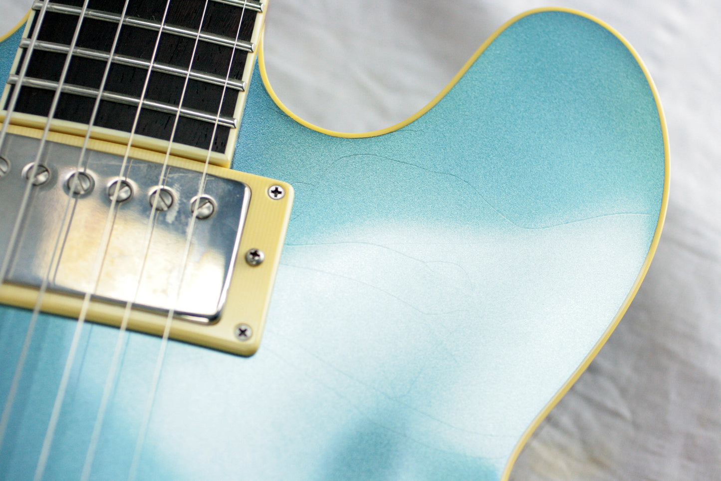 2019 Collings I-35 Deluxe Pelham Blue Aged 60's Neck/Throbak SLE101/Custom Inlays!