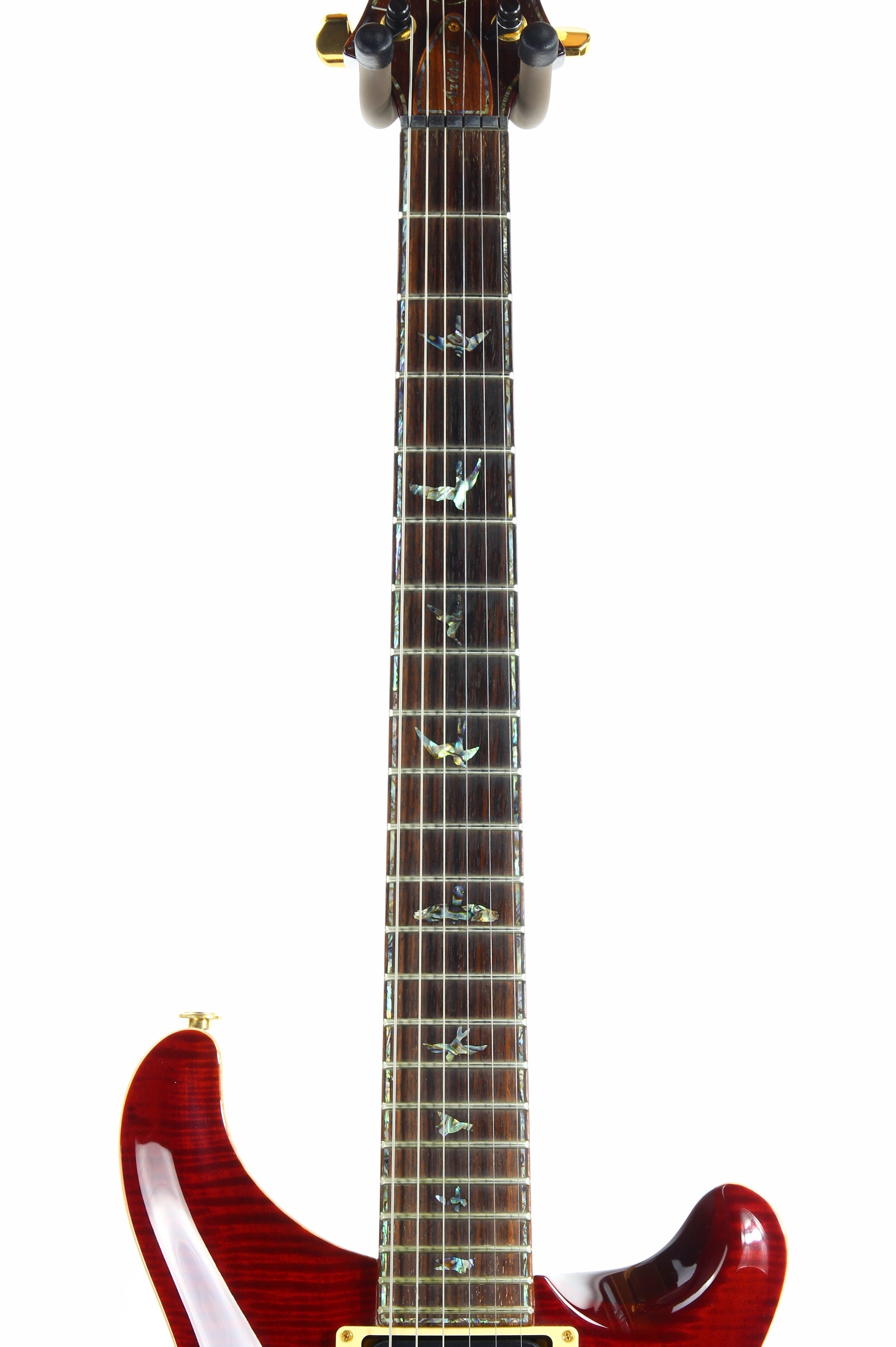 1996 PRS Artist Series III Limited Edition Dark Cherry Sunburst - RARE TREMOLO MODEL, Paua Inlays, Great Top!