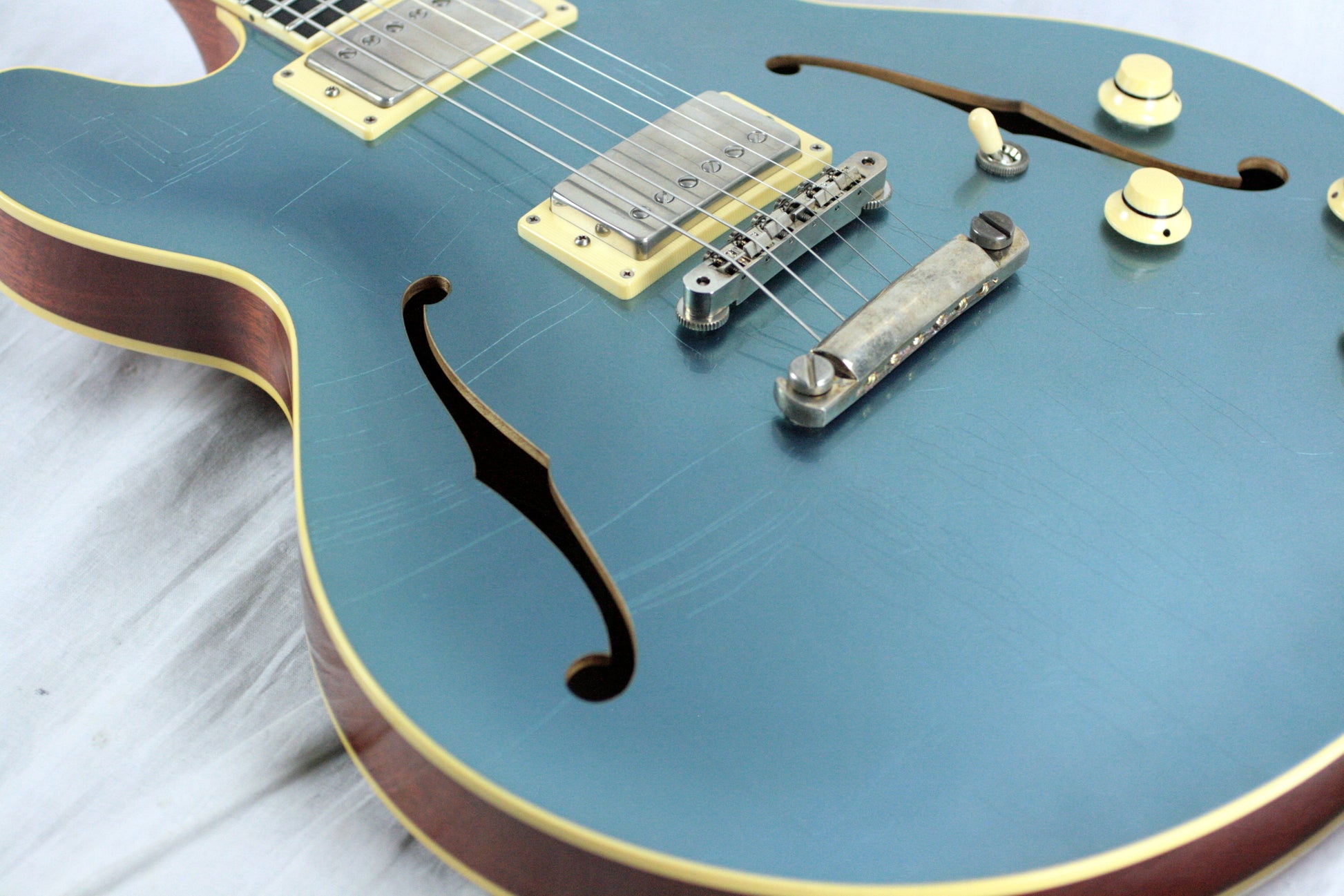 2019 Collings I-35 Deluxe Pelham Blue Aged 60's Neck/Throbak SLE101/Custom Inlays!