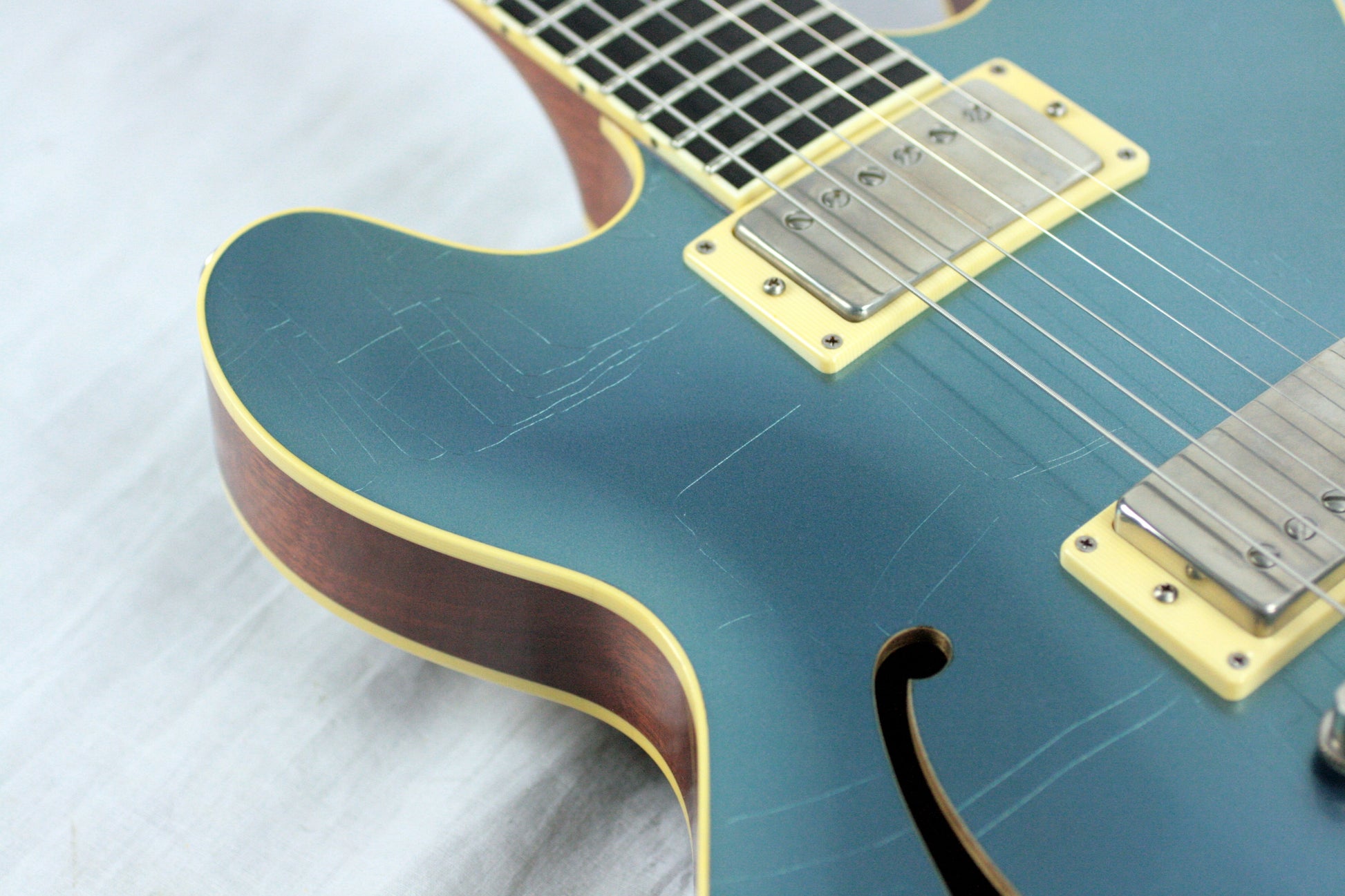 2019 Collings I-35 Deluxe Pelham Blue Aged 60's Neck/Throbak SLE101/Custom Inlays!