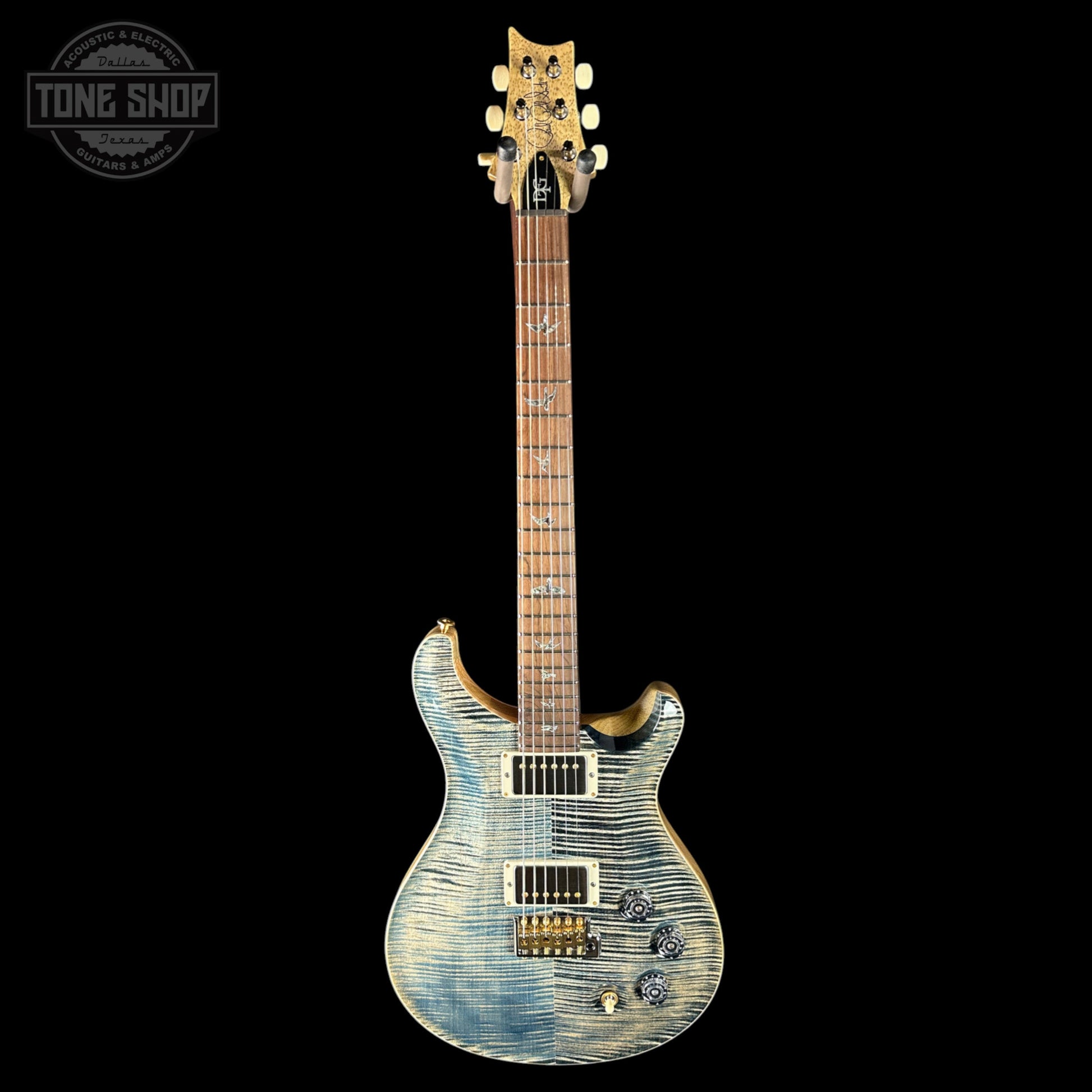 PRS Wood Library DGT 10 Top Faded Whale Blue Korina / Brazilian RW w/case 0424752