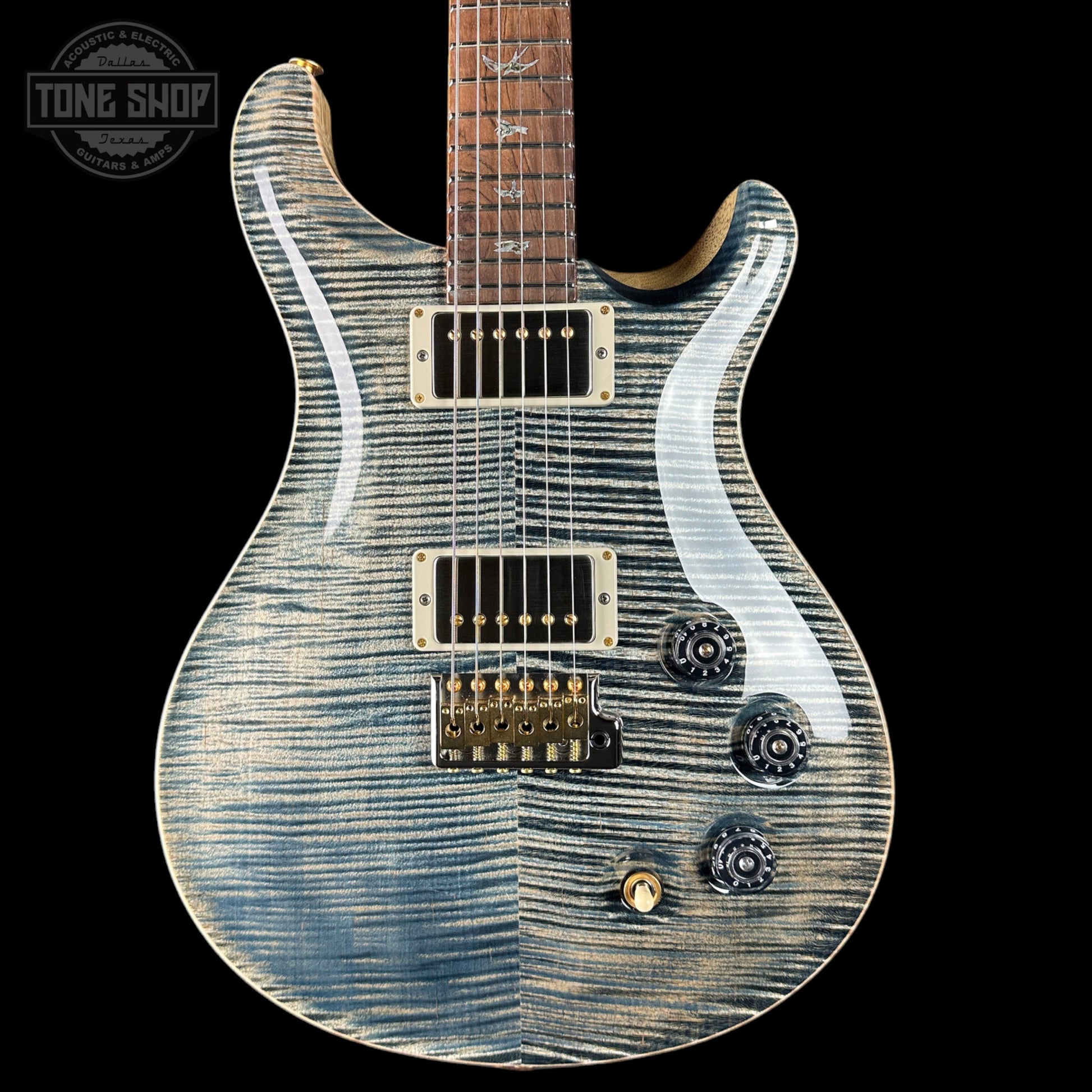 PRS Wood Library DGT 10 Top Faded Whale Blue Korina / Brazilian RW w/case 0424752