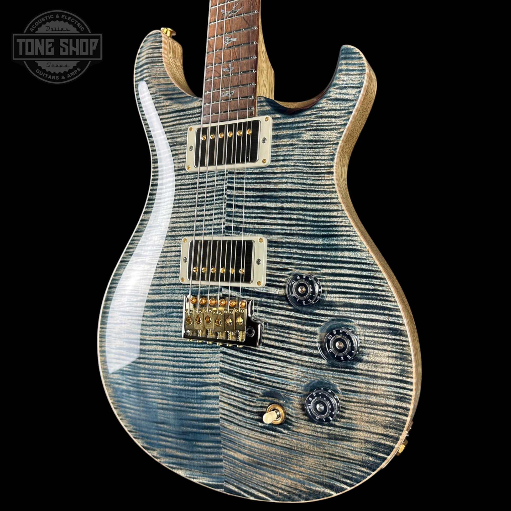 PRS Wood Library DGT 10 Top Faded Whale Blue Korina / Brazilian RW w/case 0424752