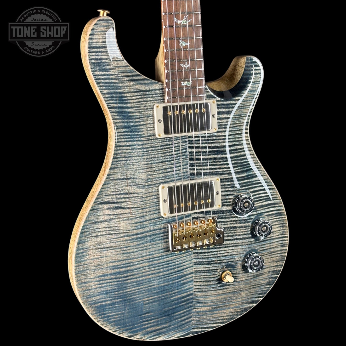 PRS Wood Library DGT 10 Top Faded Whale Blue Korina / Brazilian RW w/case 0424752