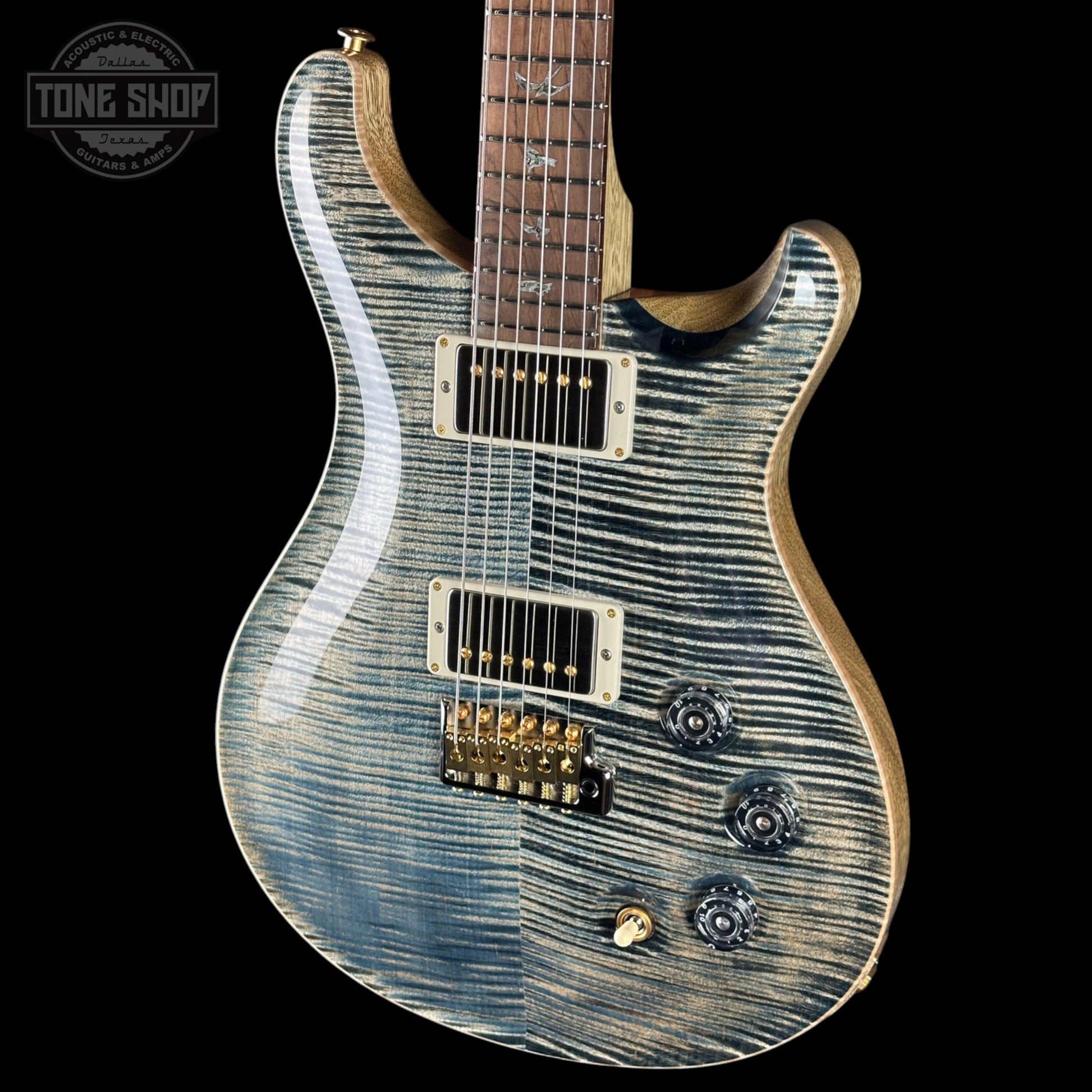 PRS Wood Library DGT 10 Top Faded Whale Blue Korina / Brazilian RW w/case 0424752