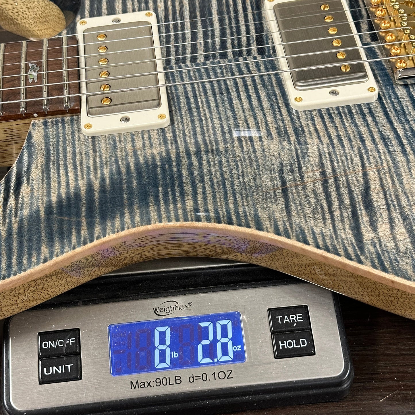 PRS Wood Library DGT 10 Top Faded Whale Blue Korina / Brazilian RW w/case 0424752