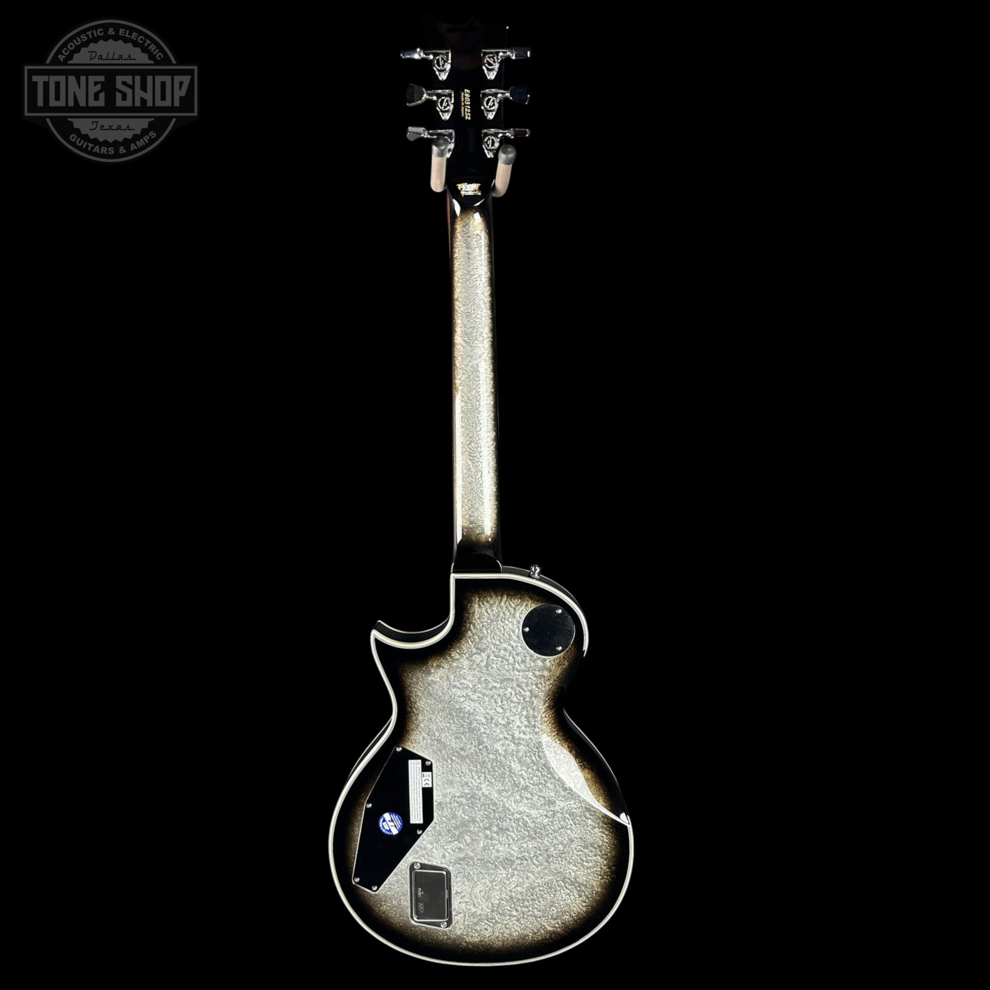 ESP Original Series Eclipse Custom Silver Liquid Metal Burst w/case E8031252