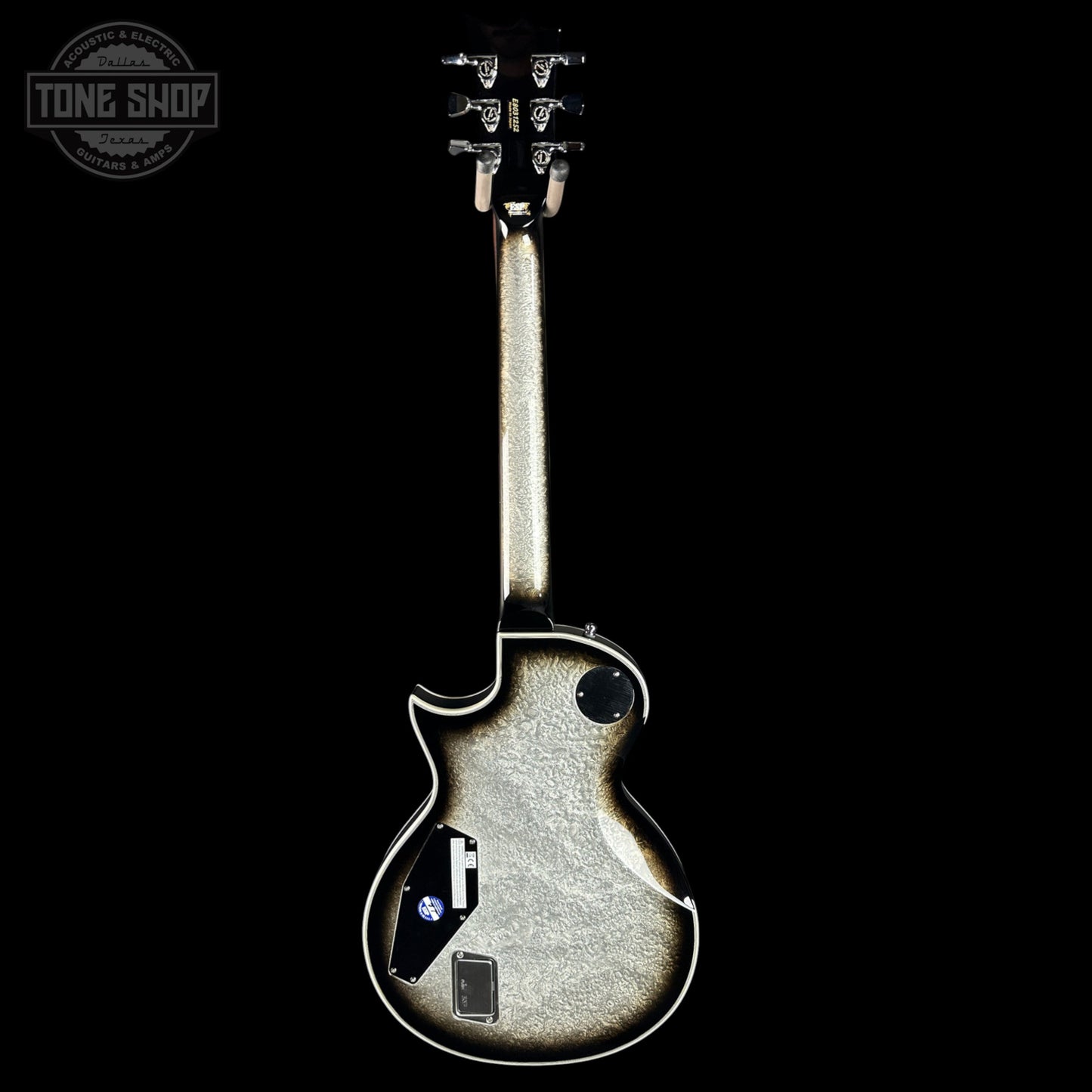 ESP Original Series Eclipse Custom Silver Liquid Metal Burst w/case E8031252