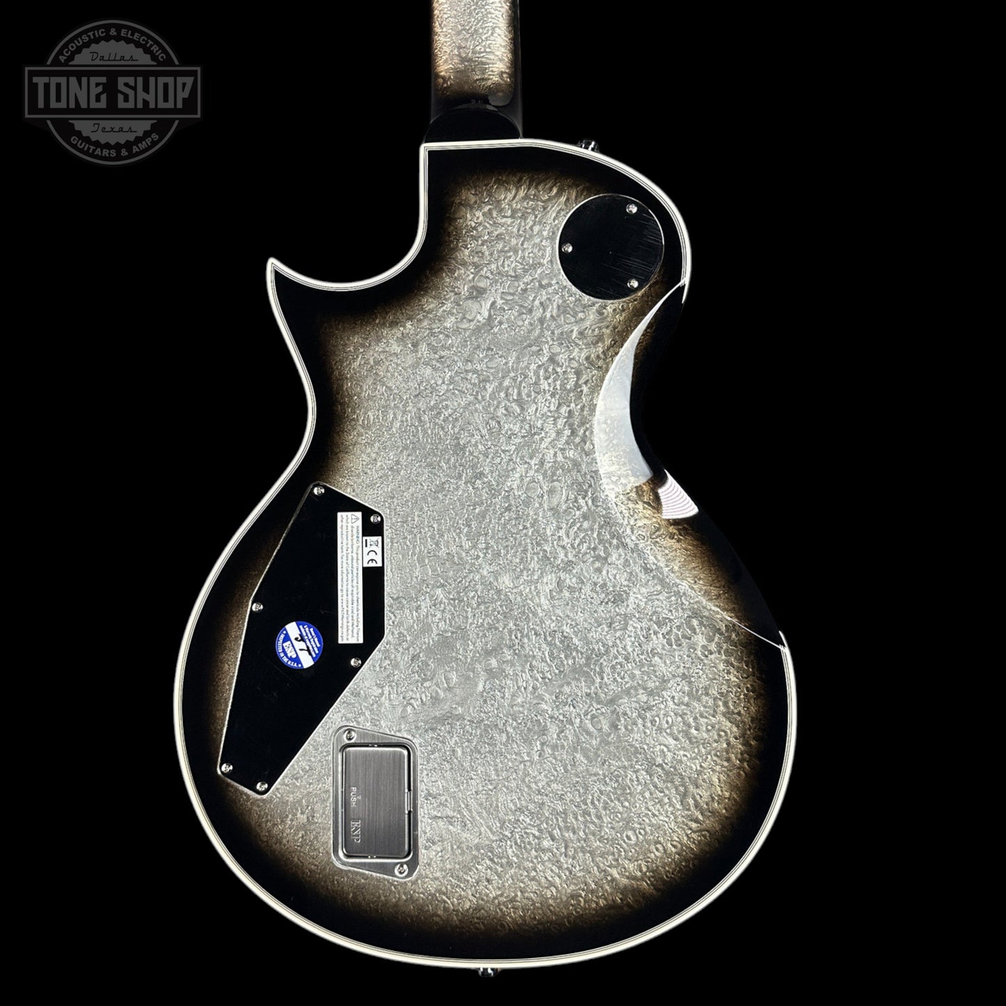 ESP Original Series Eclipse Custom Silver Liquid Metal Burst w/case E8031252