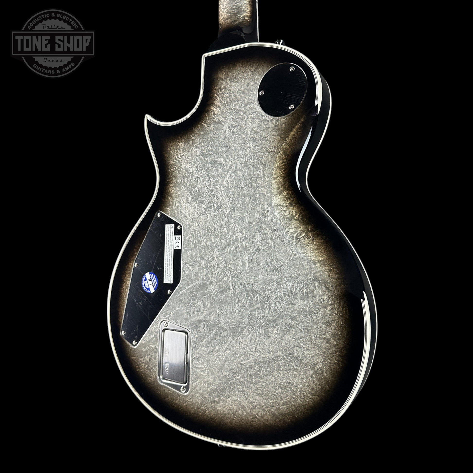 ESP Original Series Eclipse Custom Silver Liquid Metal Burst w/case E8031252