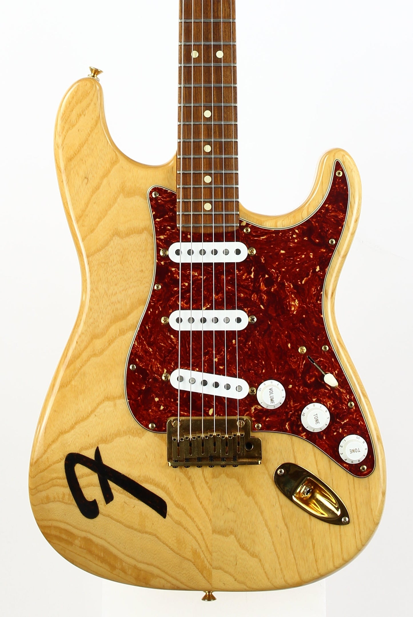 Fender Custom Shop 1992 Bob Hipp Stratocaster "Hippocaster" #3 of 20 | Natural w/ Tortoise Appointments