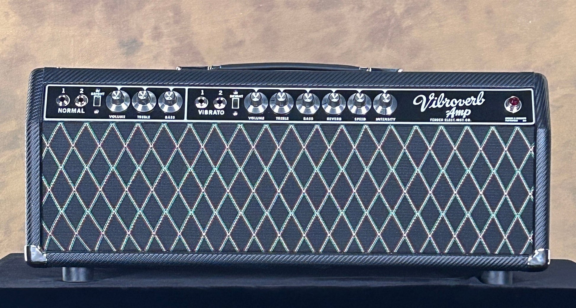 Welagen Ultraphonix/Vibroverb Head Black Carbon Fiber Tolex