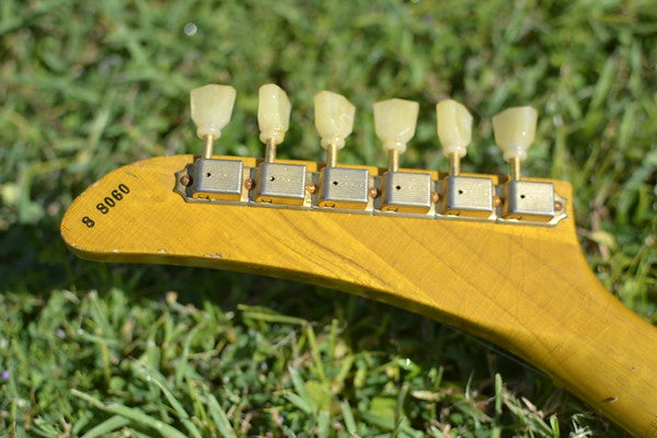 1958 Gibson Custom Shop Korina Explorer 50th Anniversary Historic Makeovers Deluxe - Brazilian Rosewood Fretboard + Throbaks!