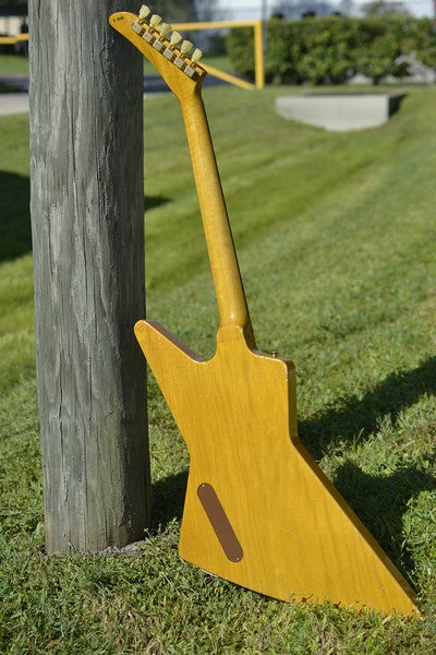 1958 Gibson Custom Shop Korina Explorer 50th Anniversary Historic Makeovers Deluxe - Brazilian Rosewood Fretboard + Throbaks!